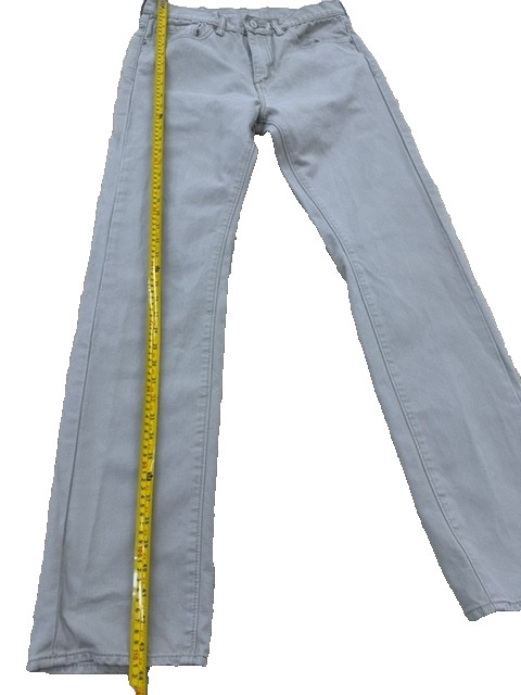 Levi’s Men’s Jeans Grey Slim 513 W32xL34 100% Cotton