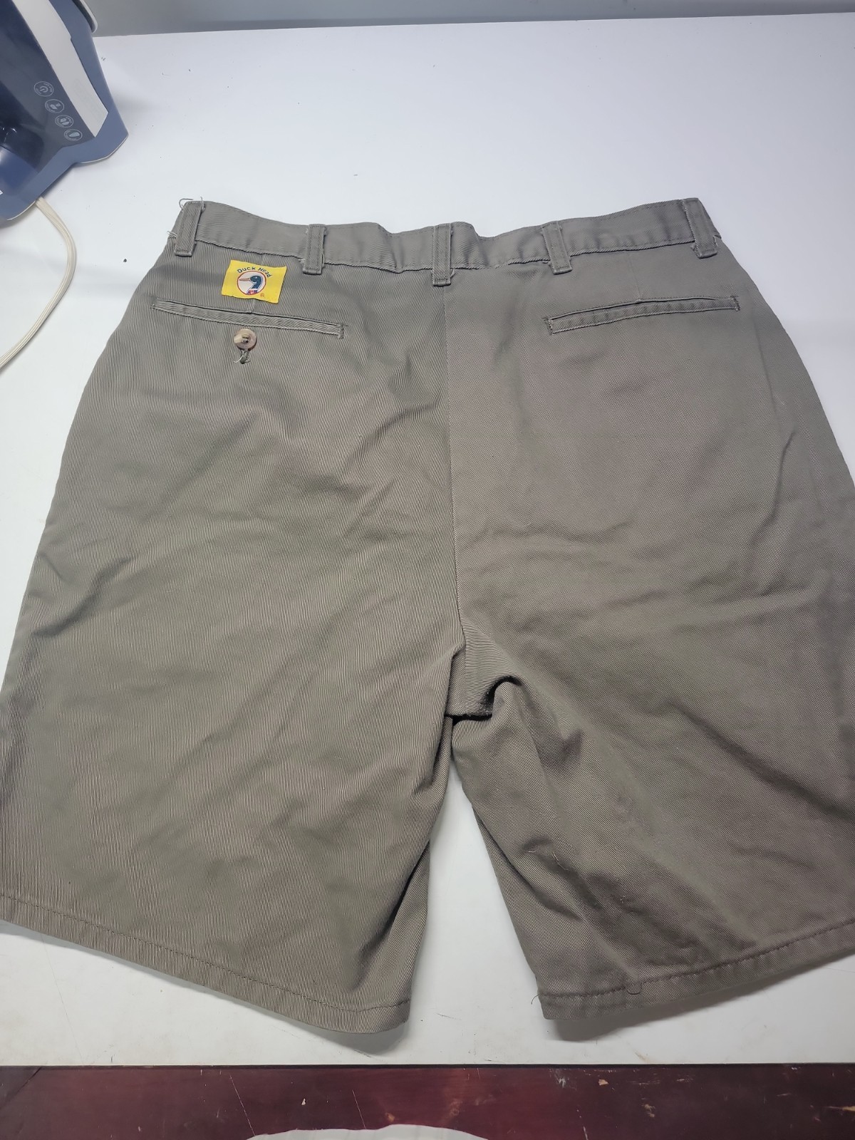 Duckhead Mens Shorts Grey Sz 34 Button Amd Zipper Closure