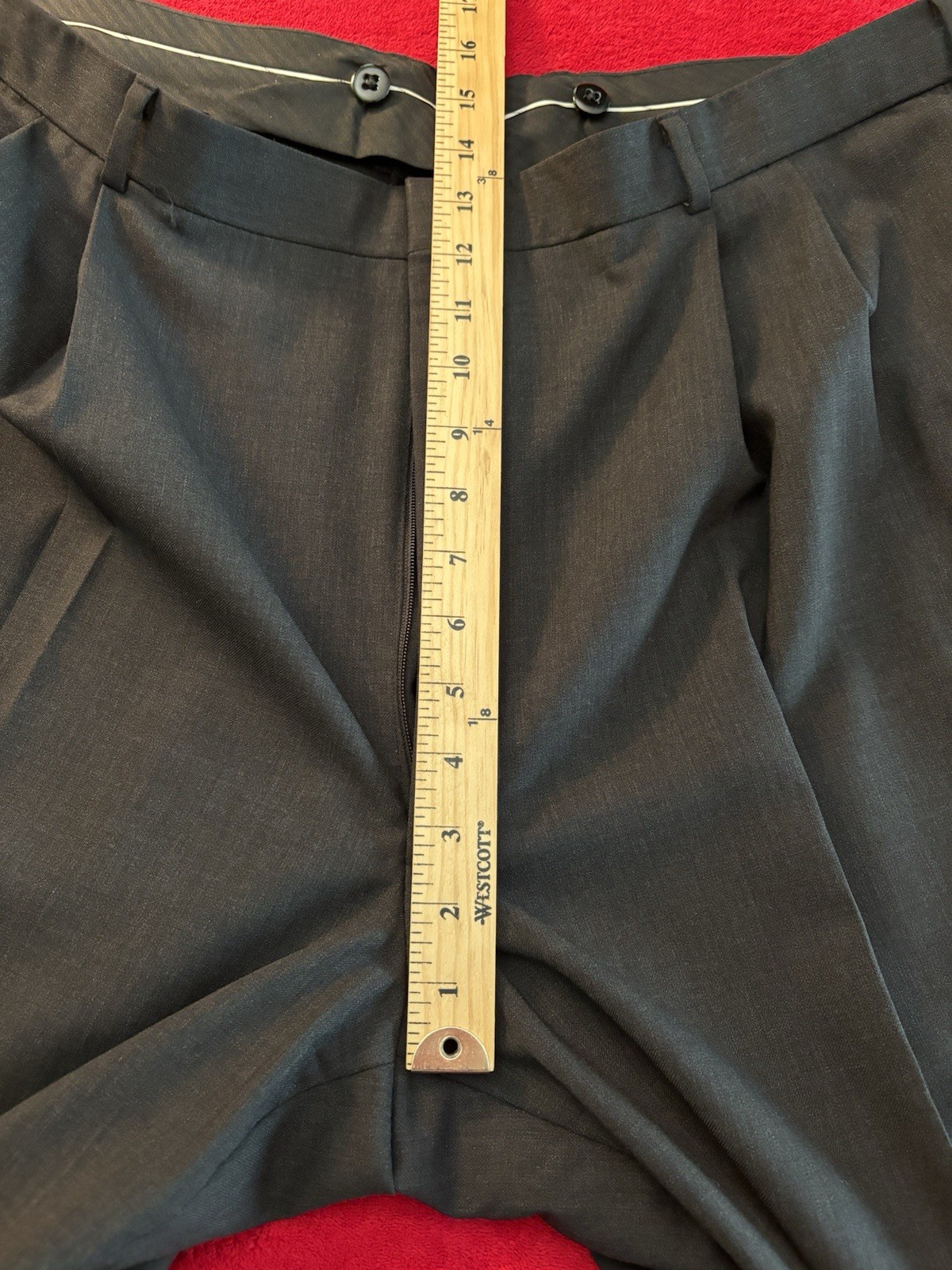 Southwick 48R 3-ROLL-2 100% Wool 2-piece Suit SOLID GRAY 40×29.5 Made in USA EUC