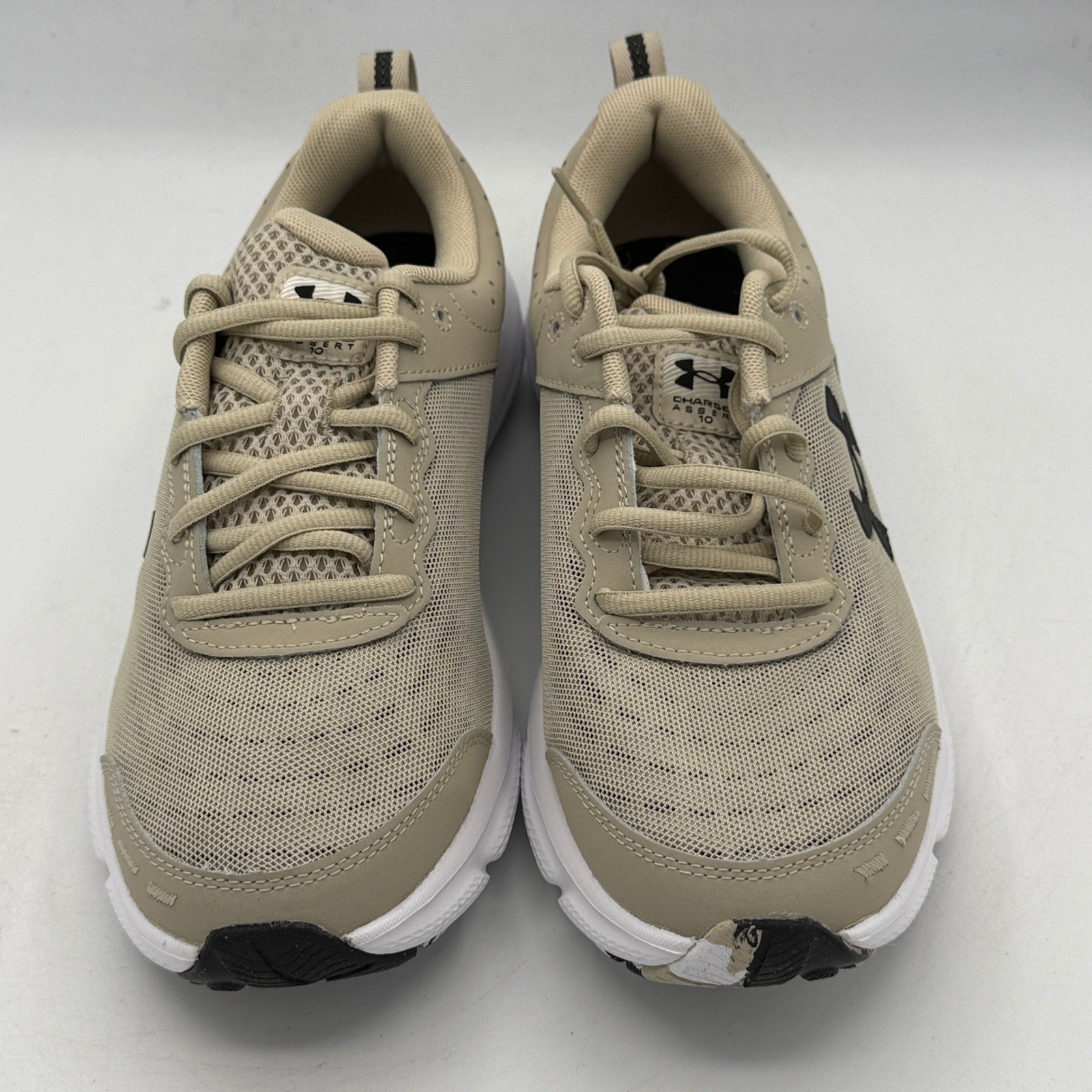 Under Armour Charged Assert 10 Mens Running Shoes Size 8 Brown Tan 3026175-289