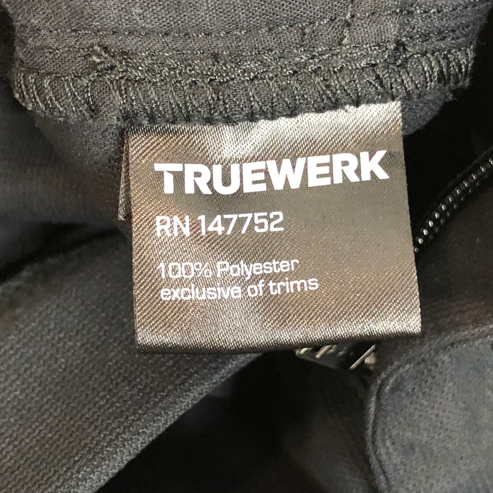 Truewerk EDO Werkpant Pants Mens 42 x 34 Black Utility Wicking Workwear Stretch