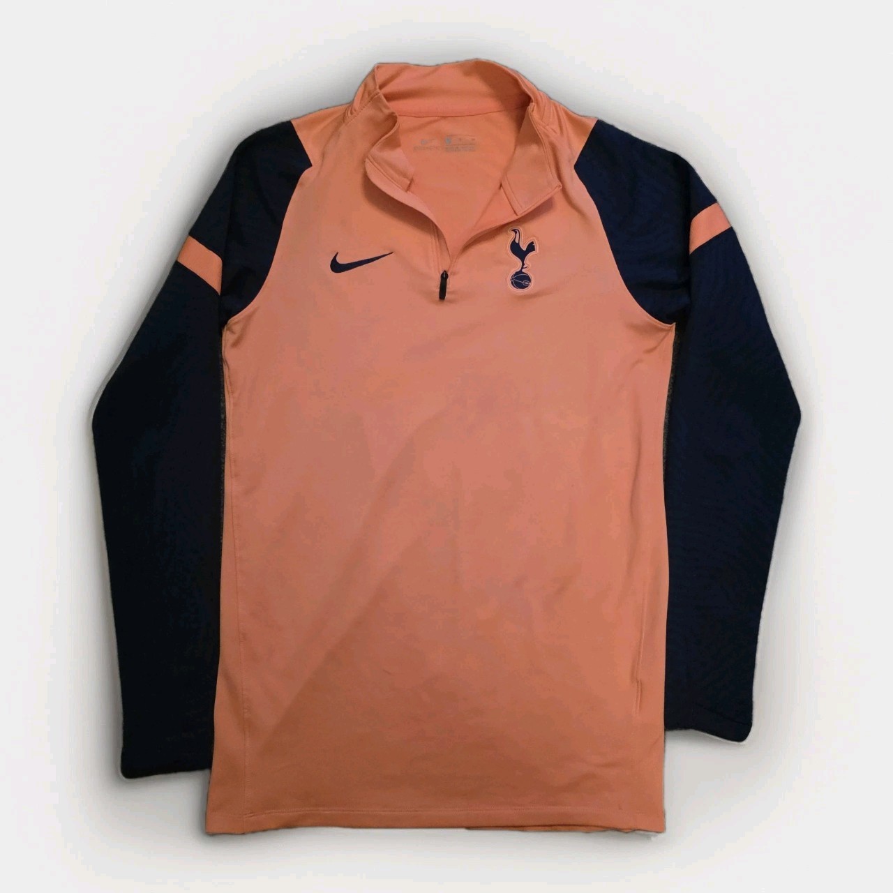Nike Tottenham Hotspur 20/21 Orange Dry Strike Drill 1/4 Zip Men’s S CD4931-640