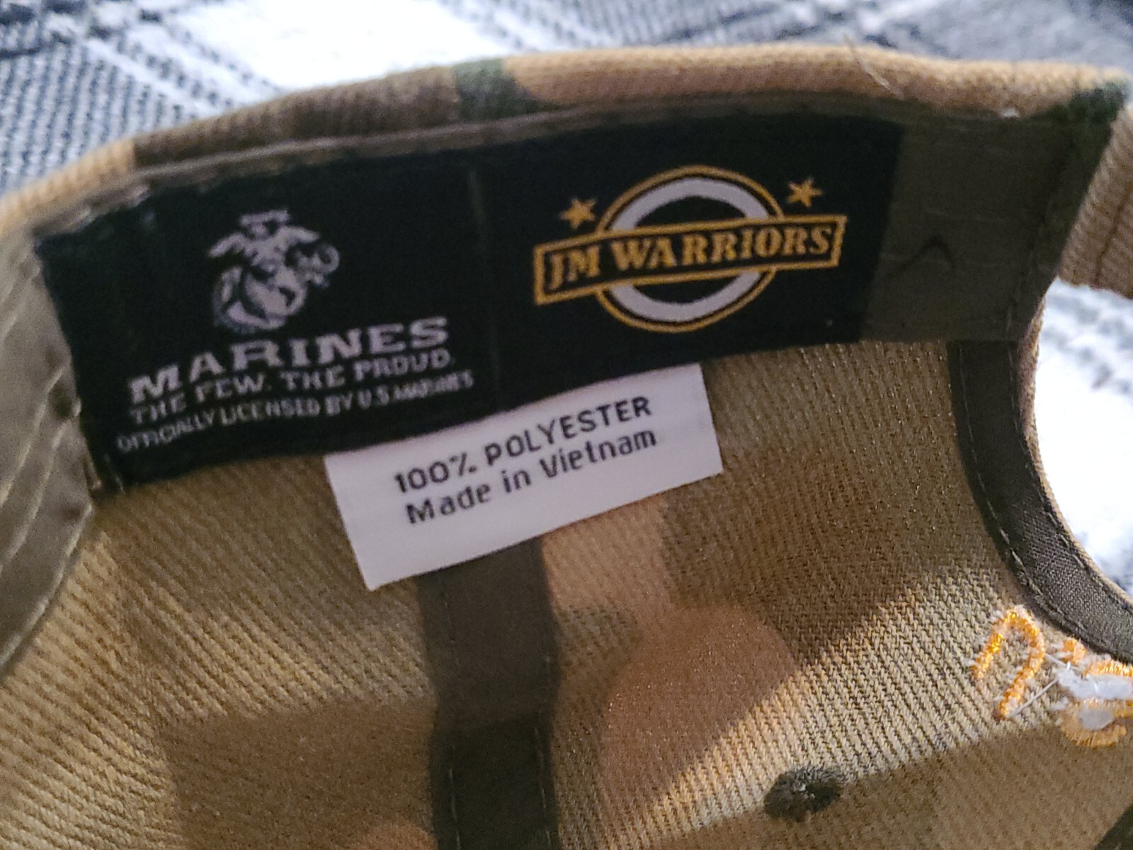 Official United States Marine Corps Hat Cap -The Few The Proud – CAMO – NWT