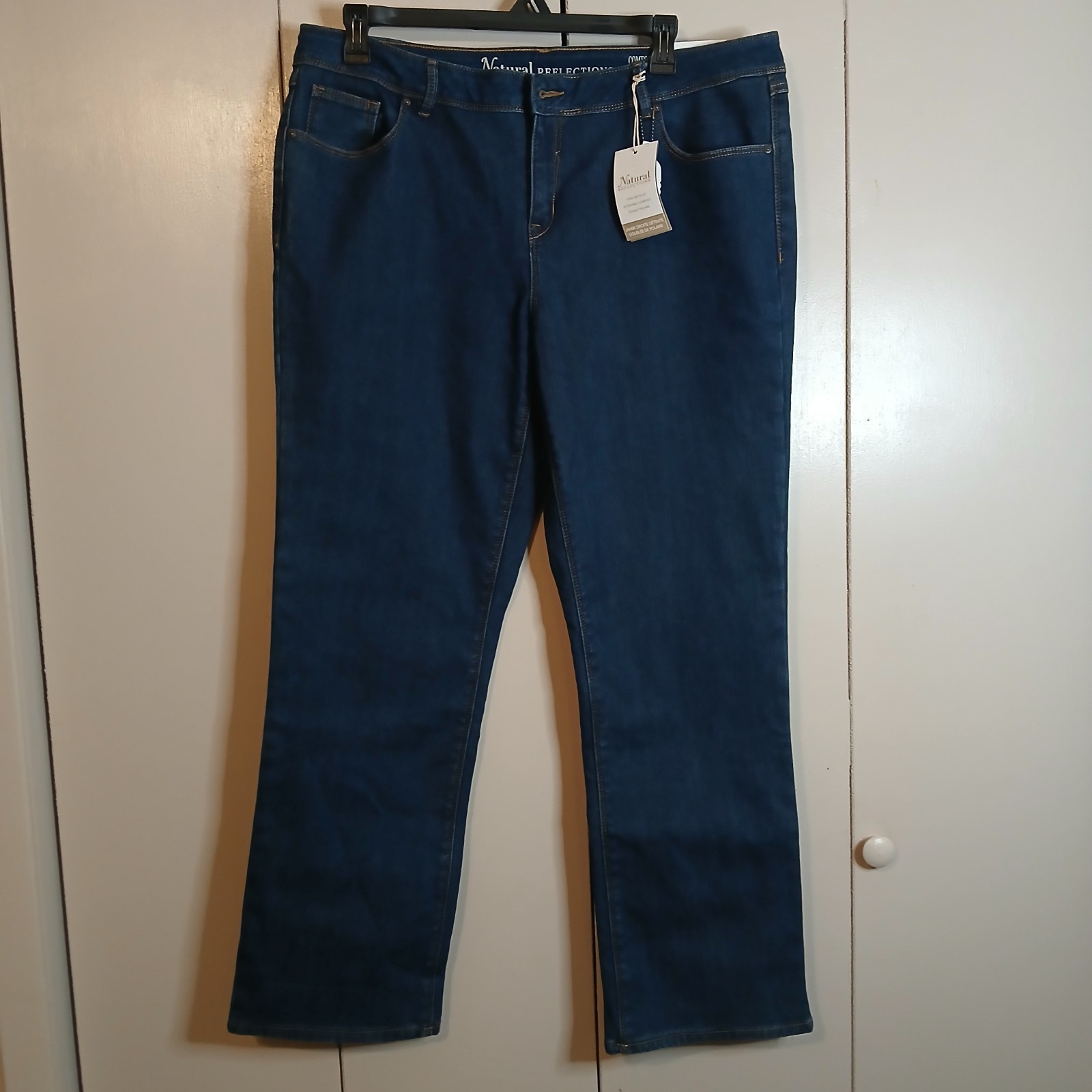 NWT. Natural Reflections Woman’s Sz.18 Comfort Strecth Jeans Fleece Lined