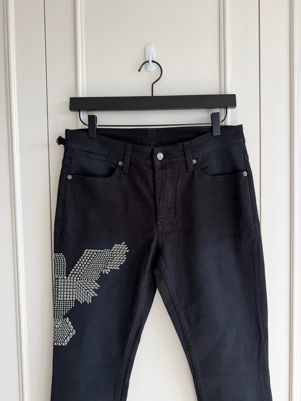 new Ksubi mens jeans van winkle black replica eagle 32