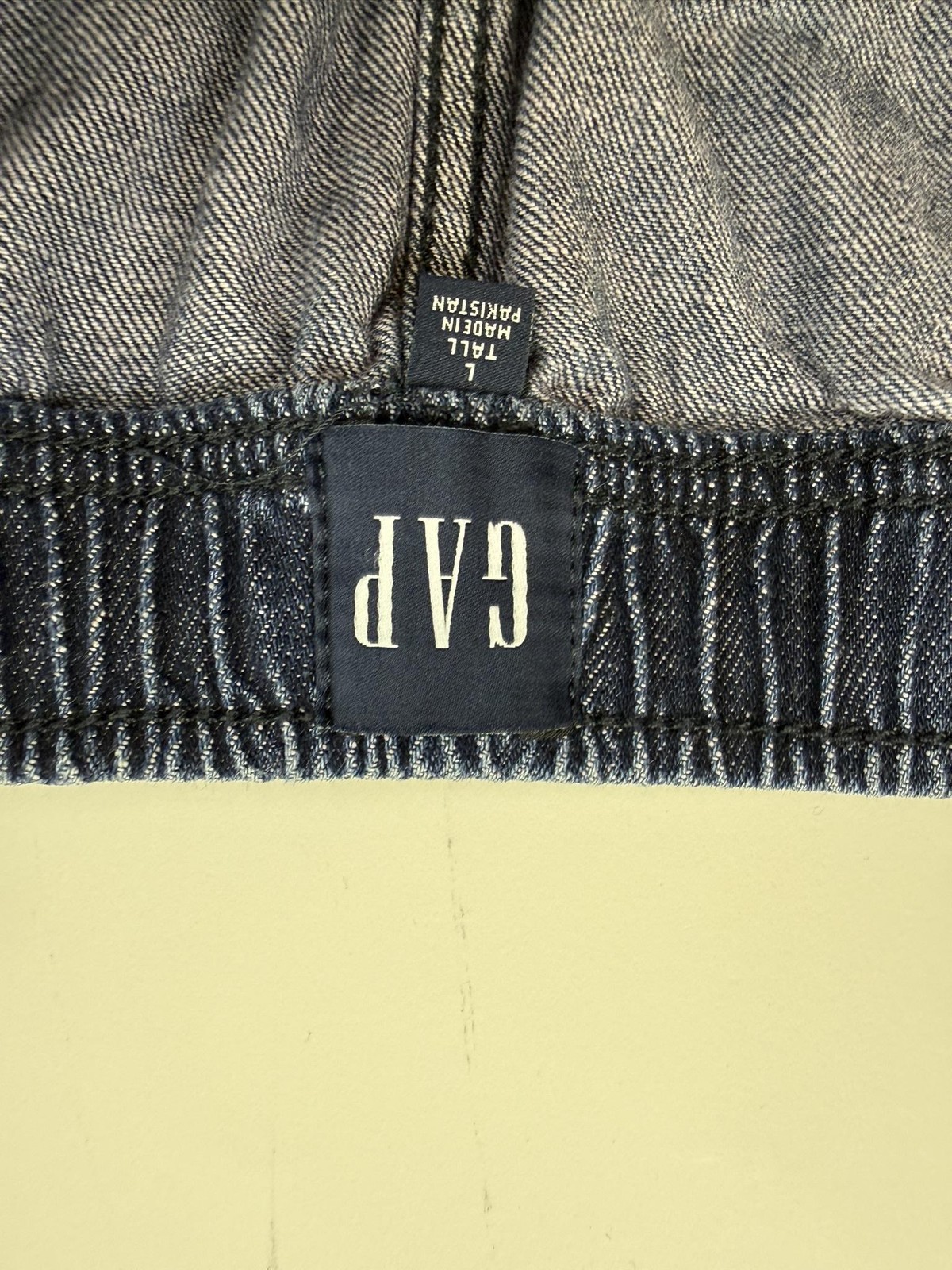 Gap Jeans Womens Large Tall Barrell Wide Leg Elastic Waist Drawstring Pants