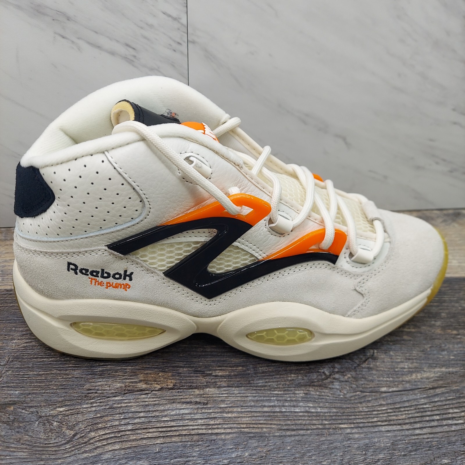 Reebok Question Pump Omni Lite White Black Sneakers H06490 Men’s Size 8