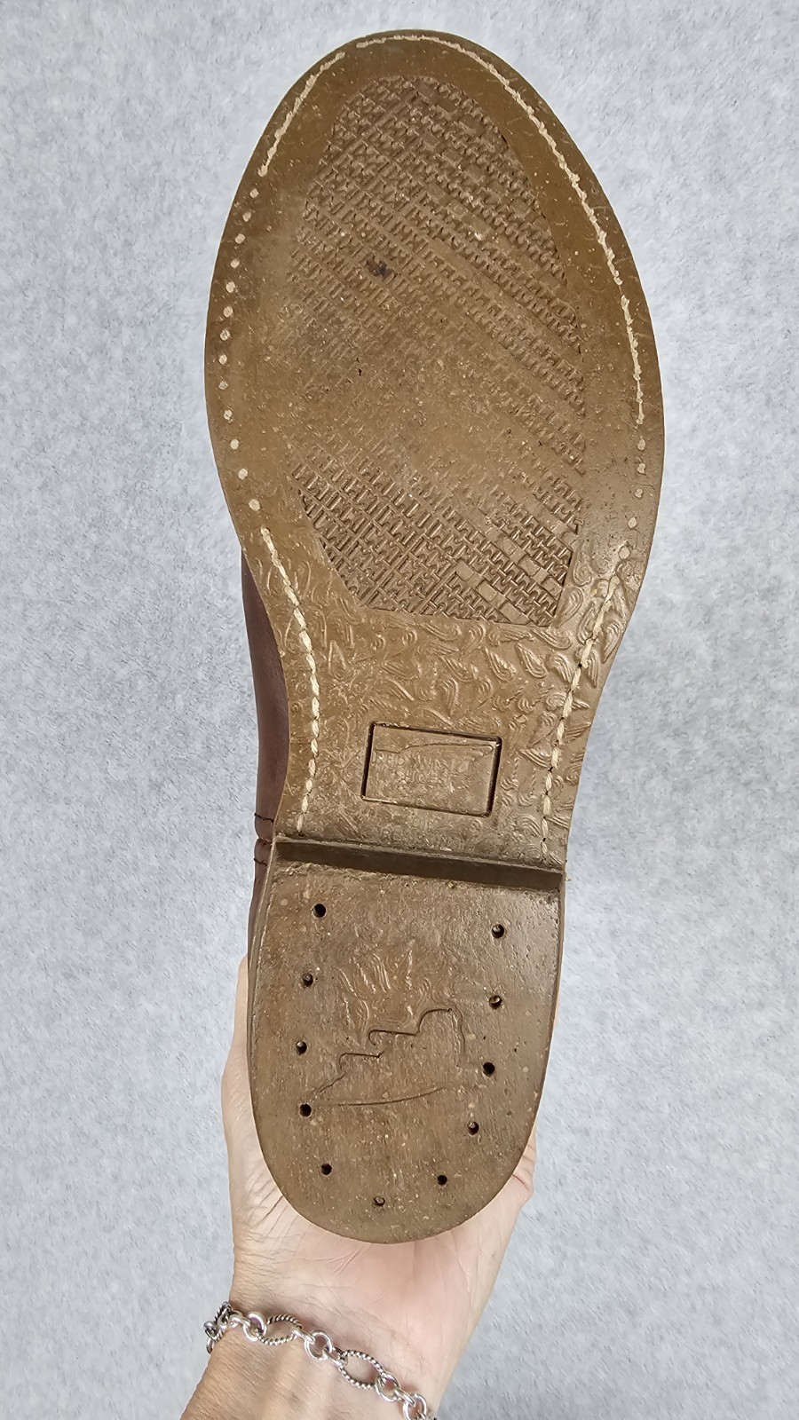Red Wing 1155 Pecos Leather Work Boots Heritage Nailseat Soft Toe USA Size 9.5