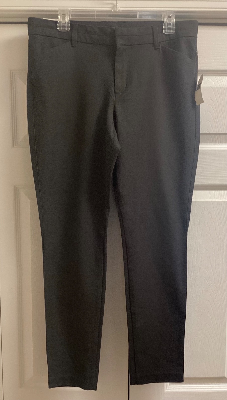 Gap Slim City Dark Gray Pants, 12, NWT, msrp $49.99 *SALE*