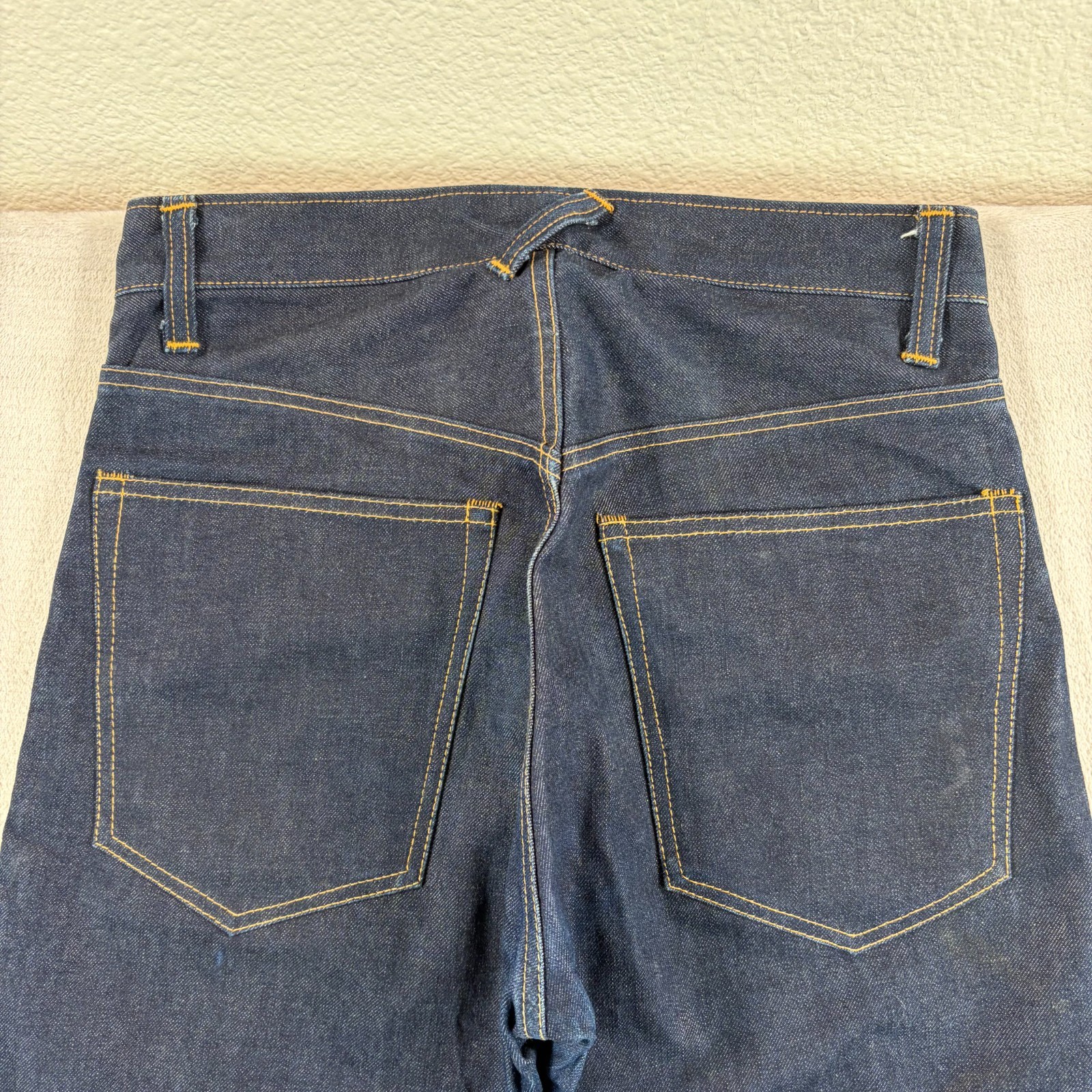 Quality Mending Co Norman Selby Selvedge Jeans Men 29×34 (Tag 28×32) NY USA Made