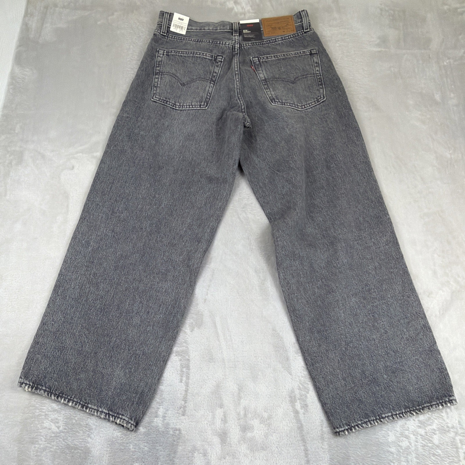 Levi’s Premium 578 Baggy Denim Jeans Men’s Size 31×30 Gray Cotton Y2K