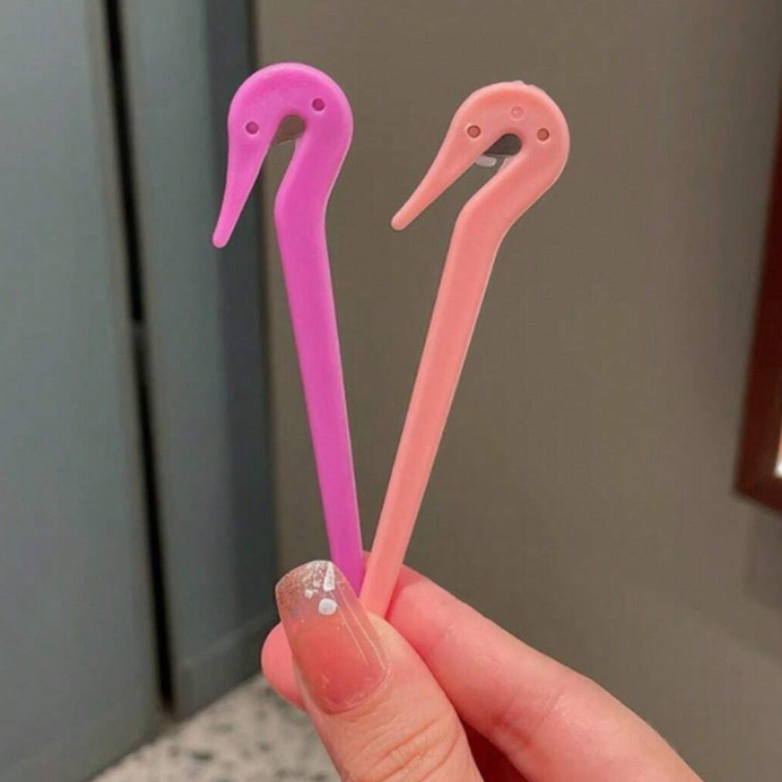 2x Elastic Hair Band Cutter Disposable Rubber Band Remover Hair Tie Cutting Tool