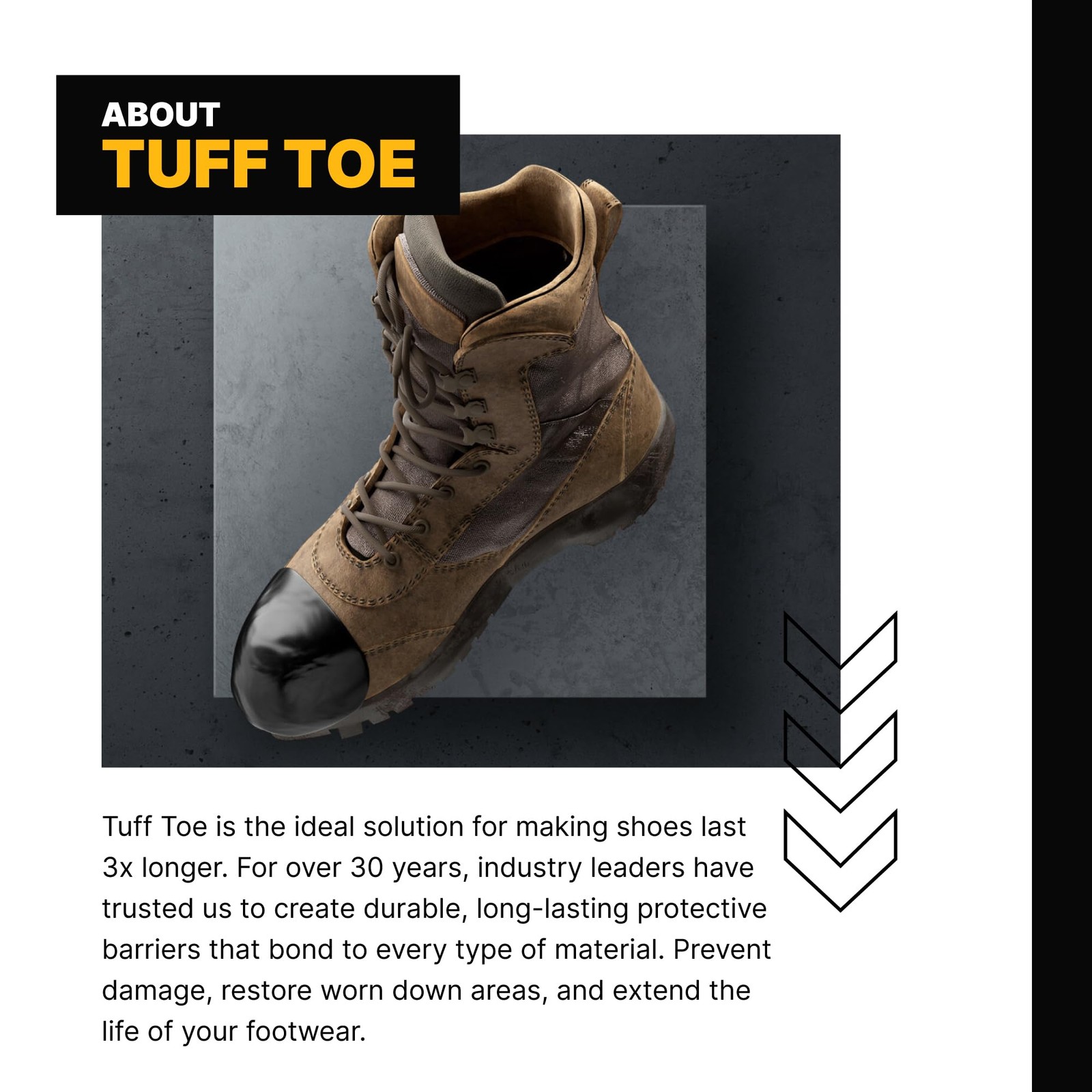 Boot Toe Protector Adhesive, Shoe Glue Toe Protectors for Shoes and Work Boot…