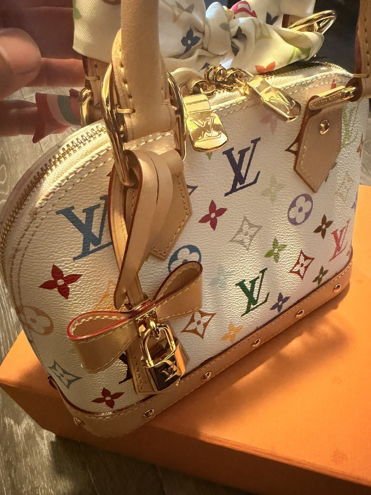 Louis Vuitton x Takashi Murakami 2025 Alma BB Purse Multicolor 04M0145000017