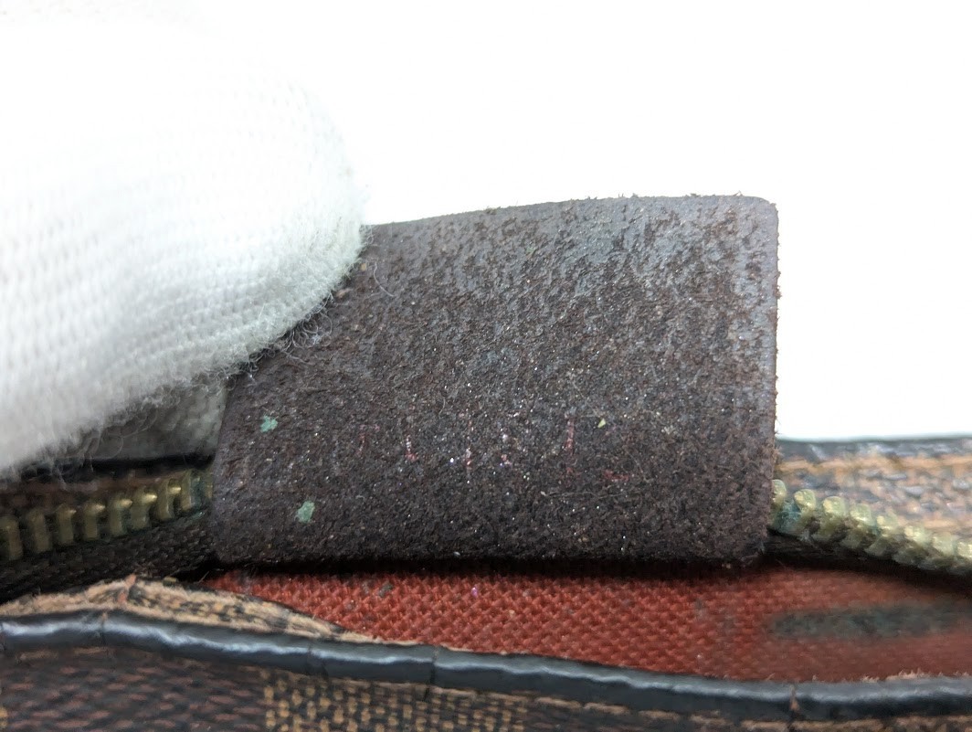 LOUIS VUITTON Damier Ebene Navona Accessories Pouch Hand Bag N51983 Authentic LV