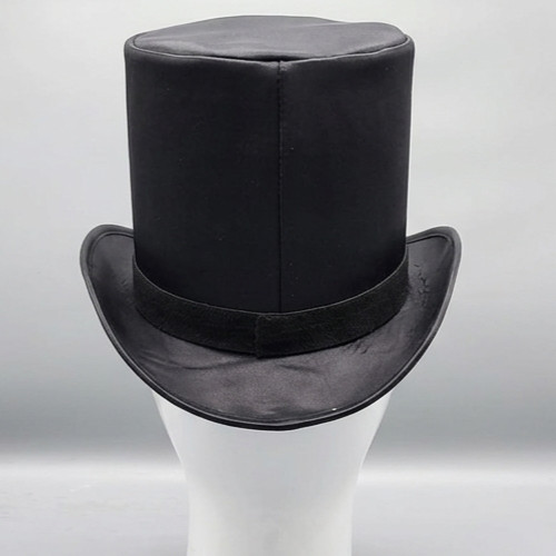 Handmade Dark Gothic Western Top Hat Braided Band Steampunk Cosplay Costume