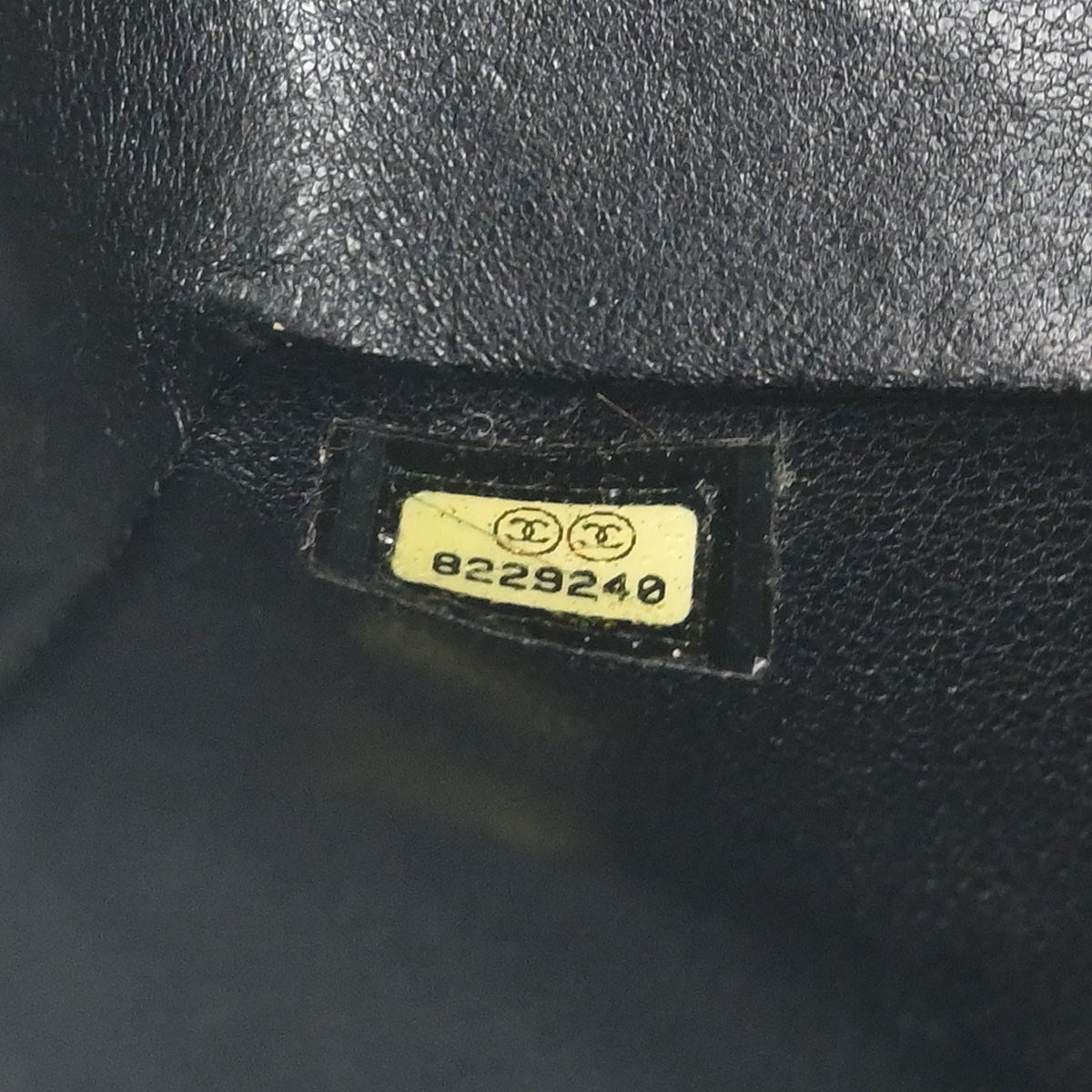 Chanel Black Calfskin Wood Straight Flap Shoulder Bag 154971