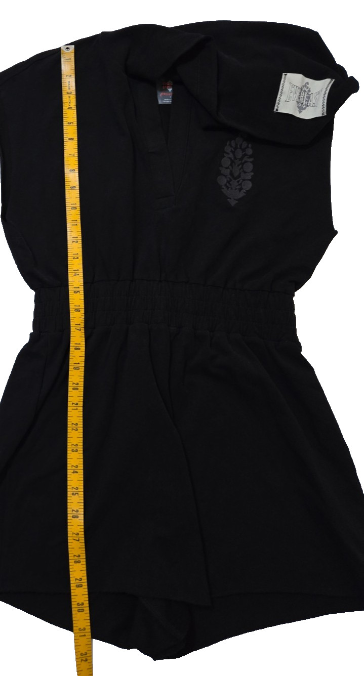FP Movement x Everlast Terry Playsuit Women’s S Black NWOT