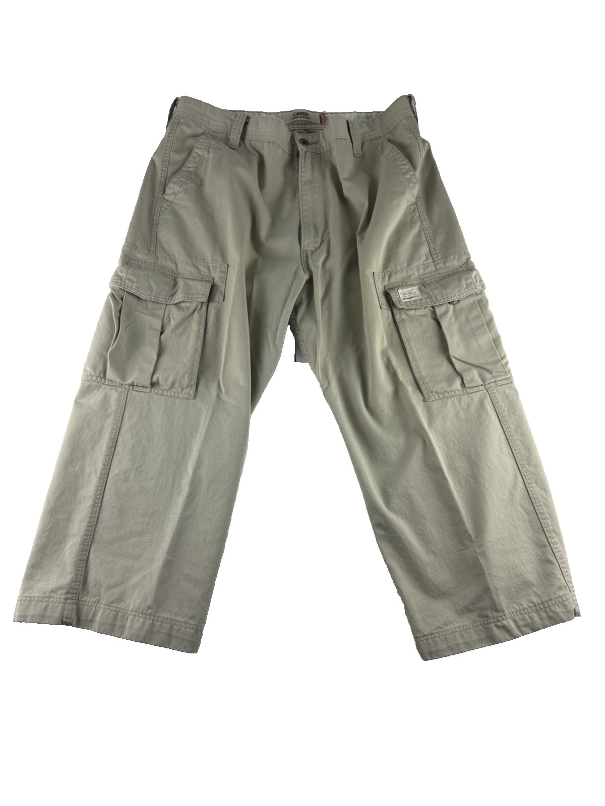 Levi’s Cargo Loose Straight Pants Mens 40X30 Beige Cotton Cargo Casual