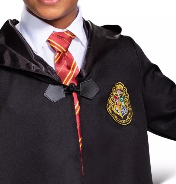 🧙Harry Potter House Robe •Hogwarts Robe By Disguise One Size Kids’ Fit XS – 2XL