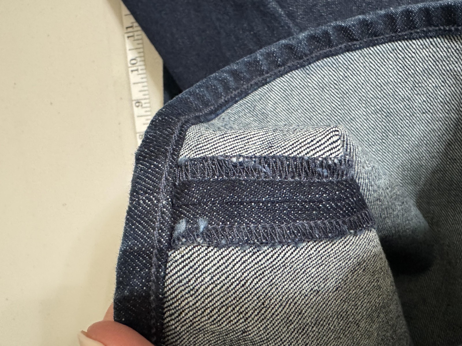Levi’s Made & Crafted Jeans Womens 30 Indigo Stem Flare Woven Pockets Denim NEW