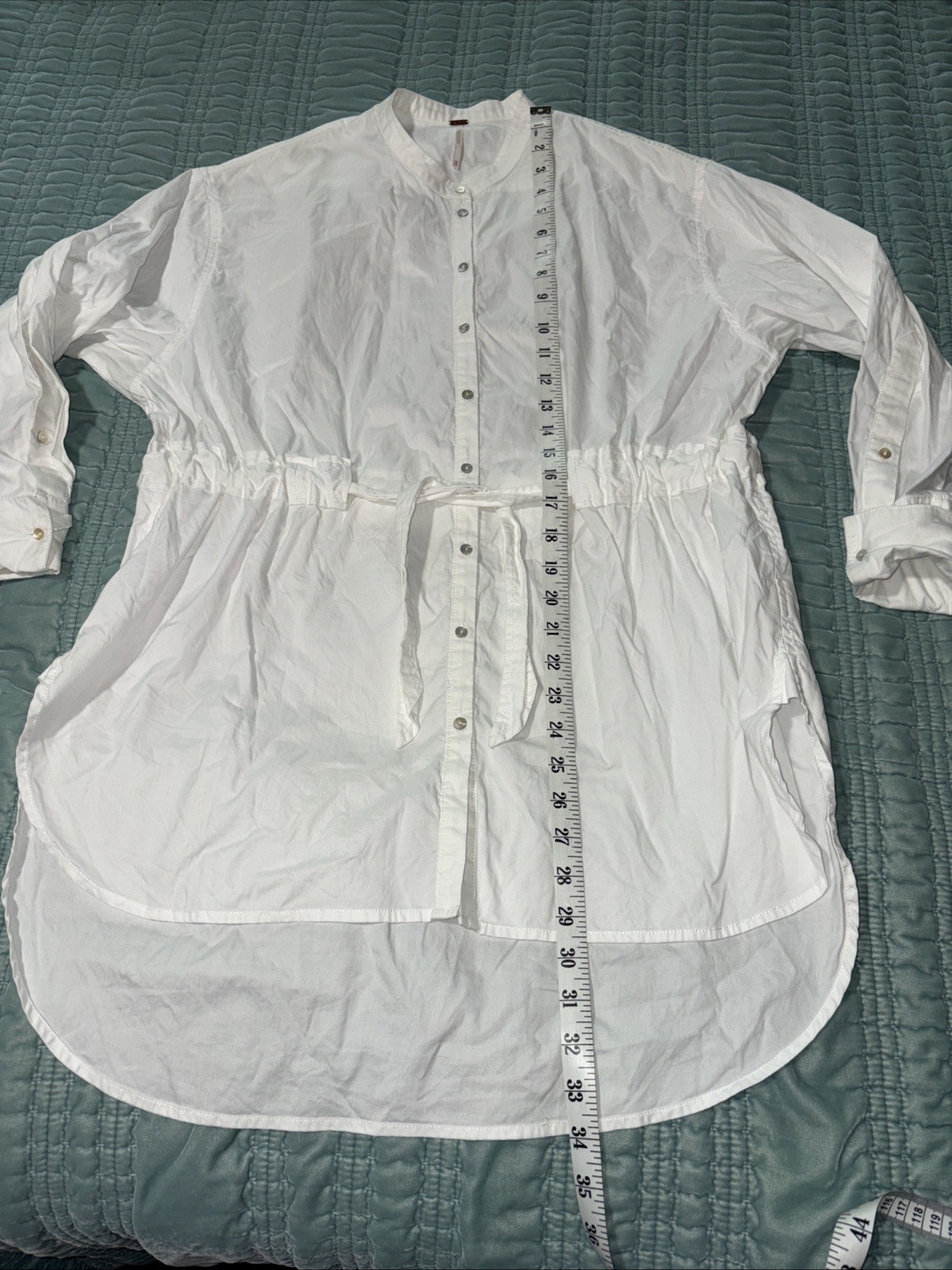 Free People XS Oversize, Boho, Business, Casual, Travel, Beach, 100% Cotton EUC