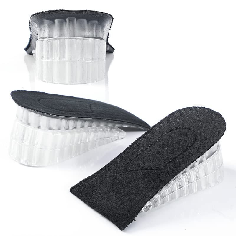 Height Increase Gel Insoles – 5cm Adjustable Heel Lift Inserts for Men & Women