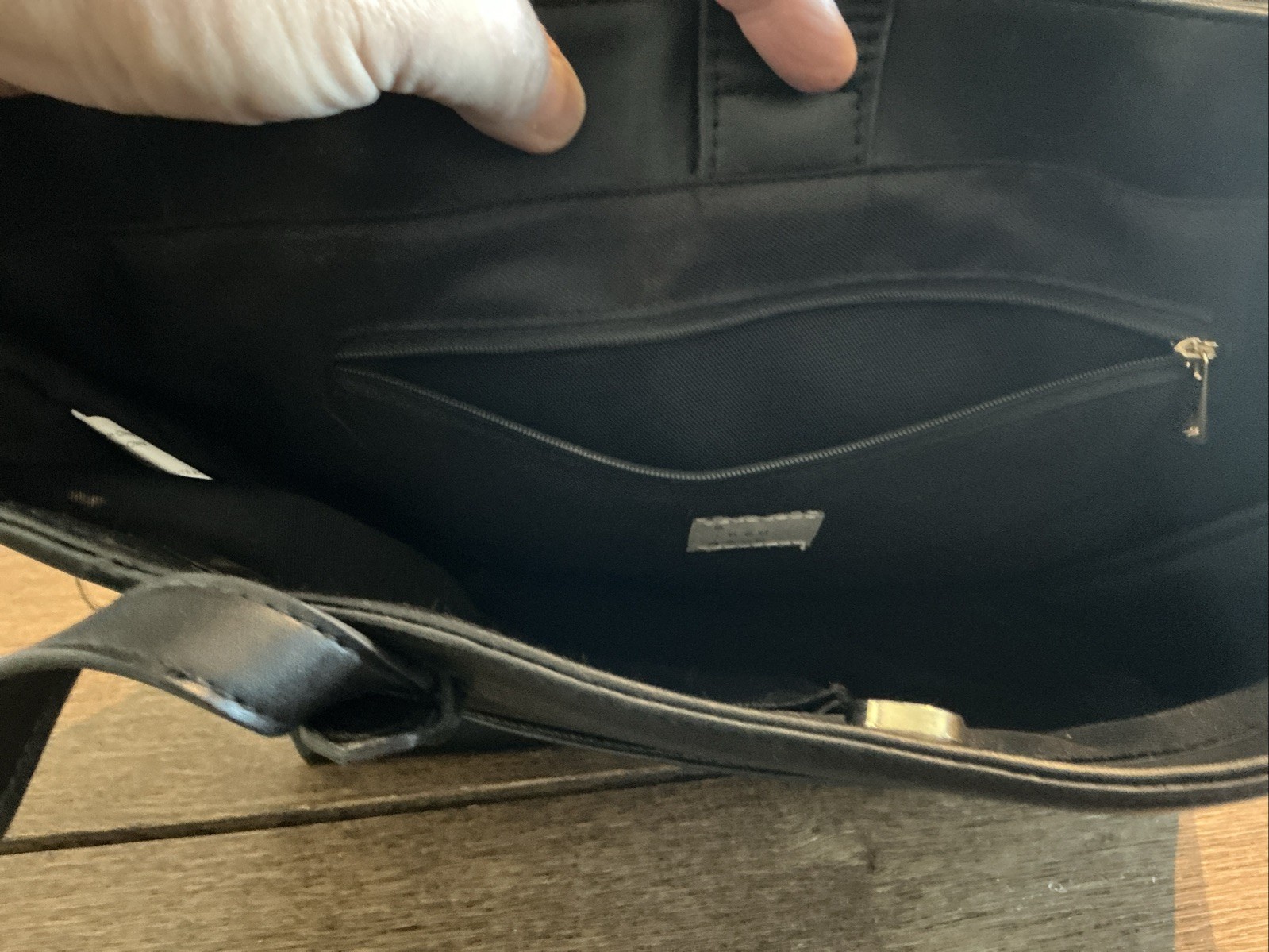 Work Tote Handbag – A New Day – Black – 14×10.5 Inches