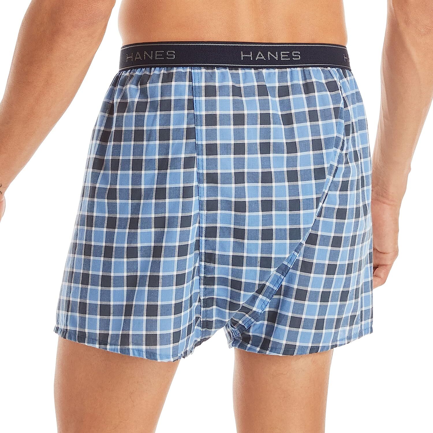 Hanes Men’s Cool Comfort Plaid Boxers