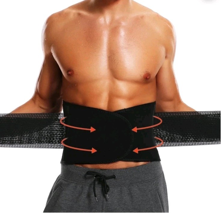 Vaslanda Neoprene Waist Trainer Belt for Men – Waist Cincher Trimmer – Slimming