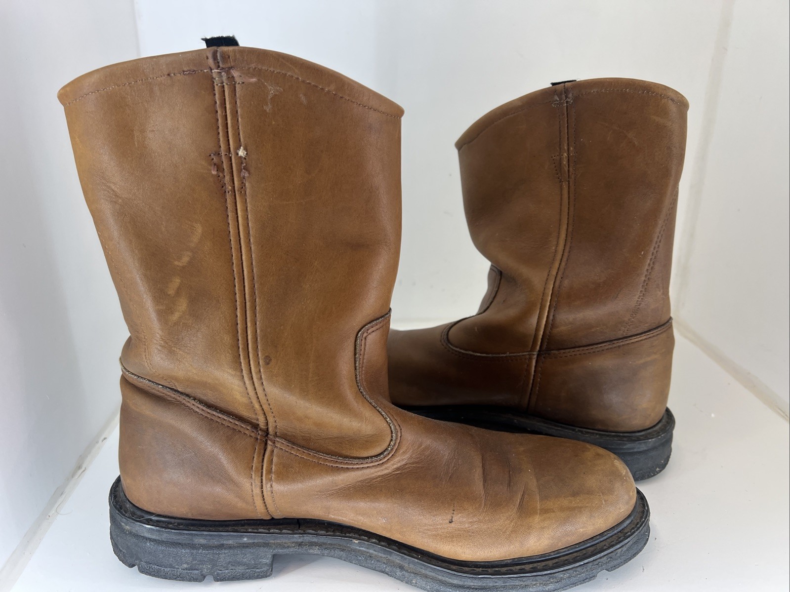 Wolverine Men 11 D Work Wellington Work Boots Leather