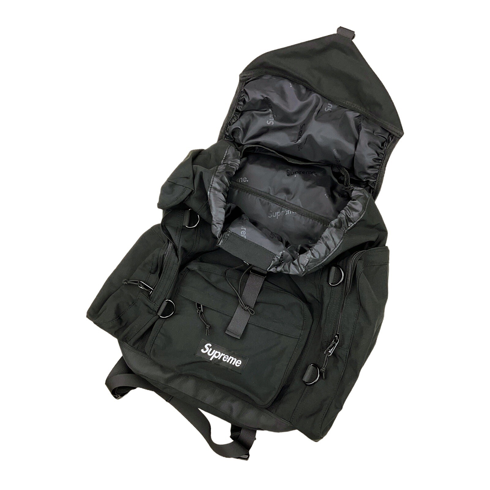 Supreme SS23 Military Field Box Backpack Black