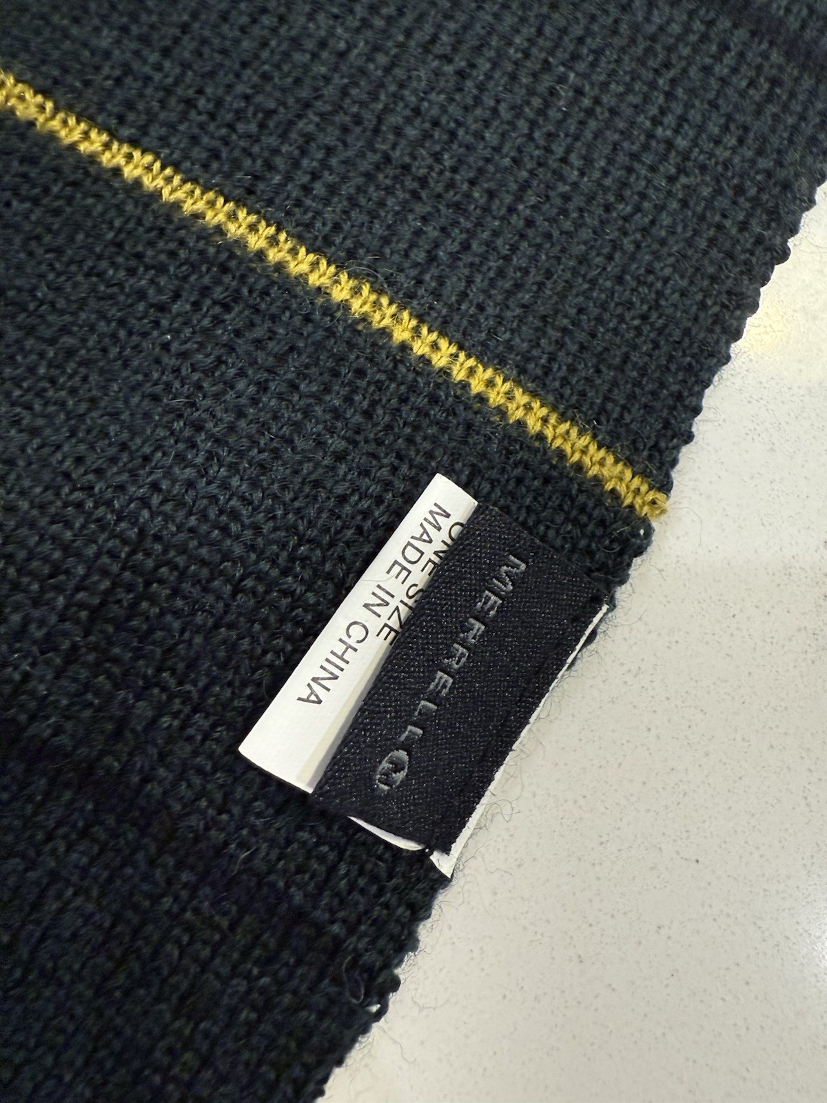 Merrell Unisex Wool Mix Scarf Stripes Multicolored 6/64 Inches Long EUC