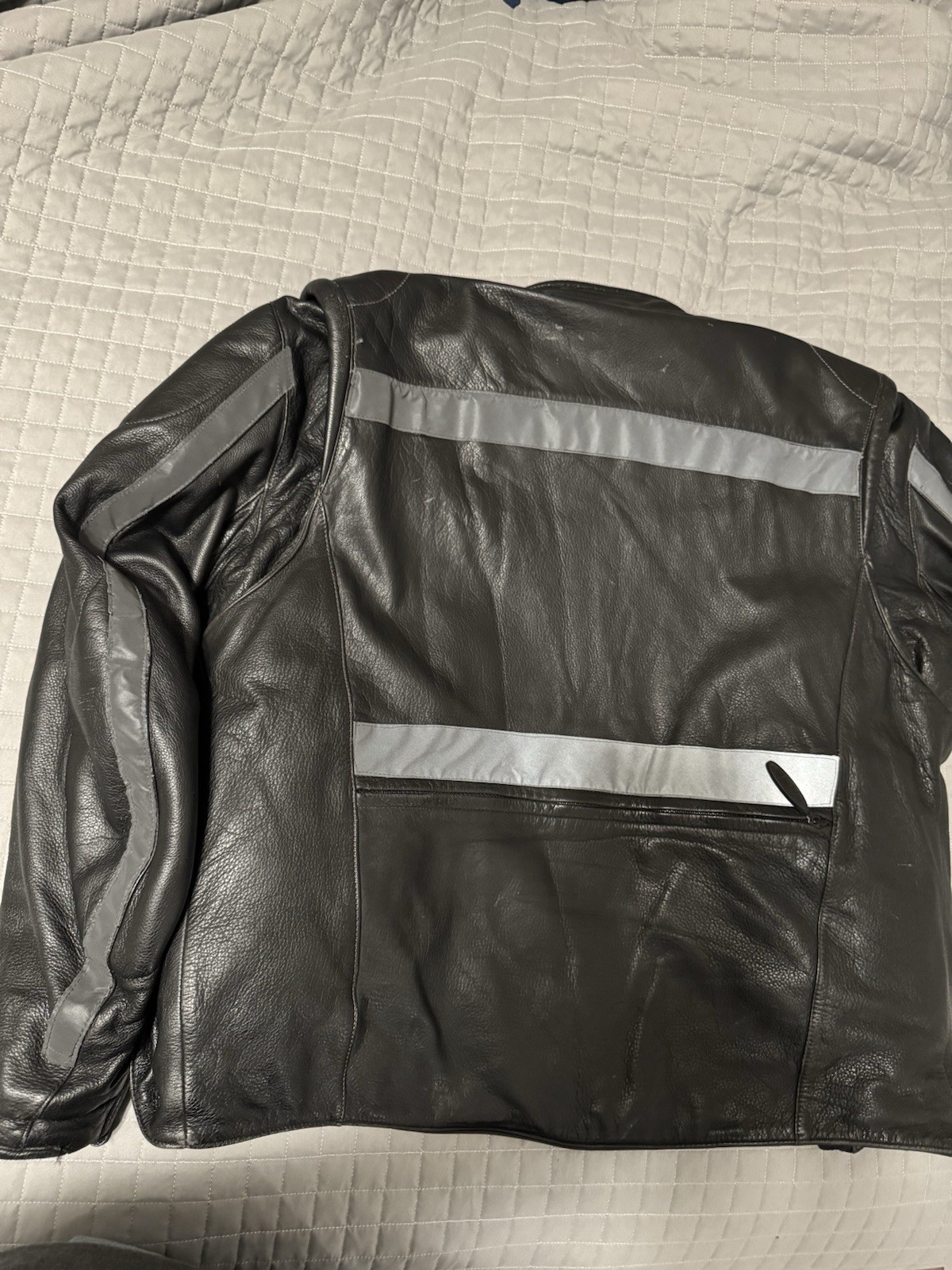 Harley-Davidson FXRG Leather Jacket Men’s Large Black Waterproof Liner