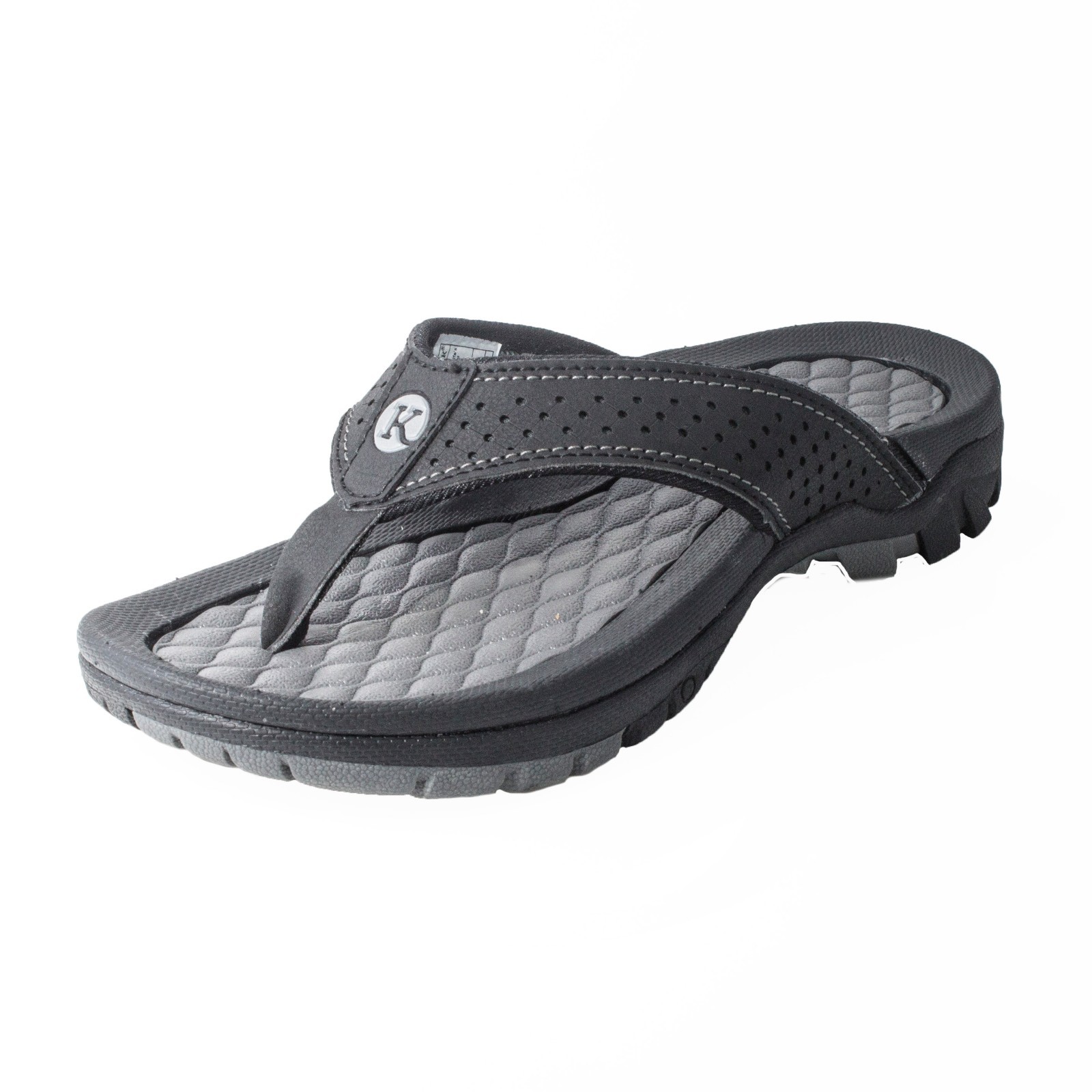 Men’s Kaiback Lakeside Sandal – Outdoor Sport Flip Flop Tough Tread Arch Support