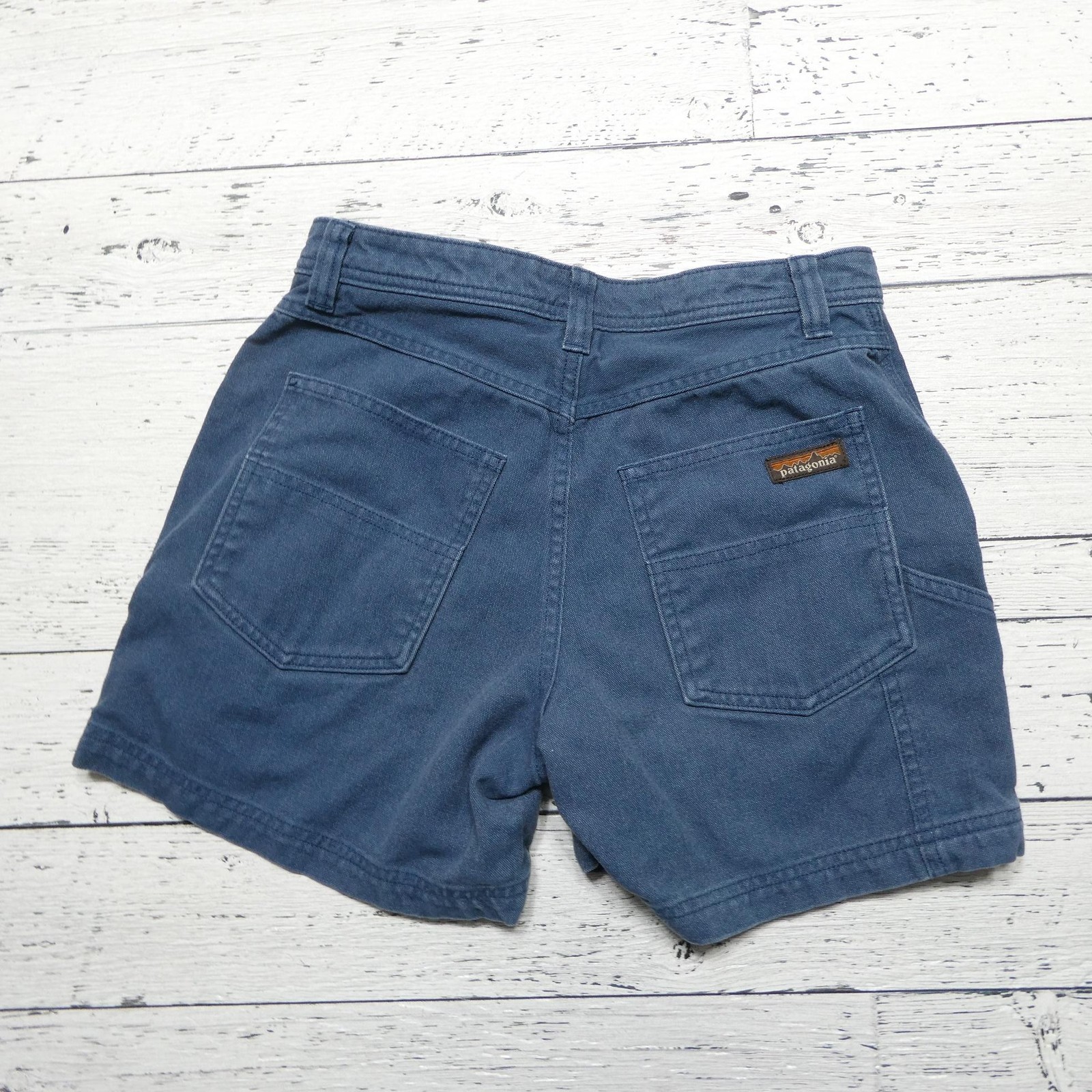 Vintage Patagonia Shorts Womens 4 Blue Cotton Canvas Utility Workwear Sri Lanka