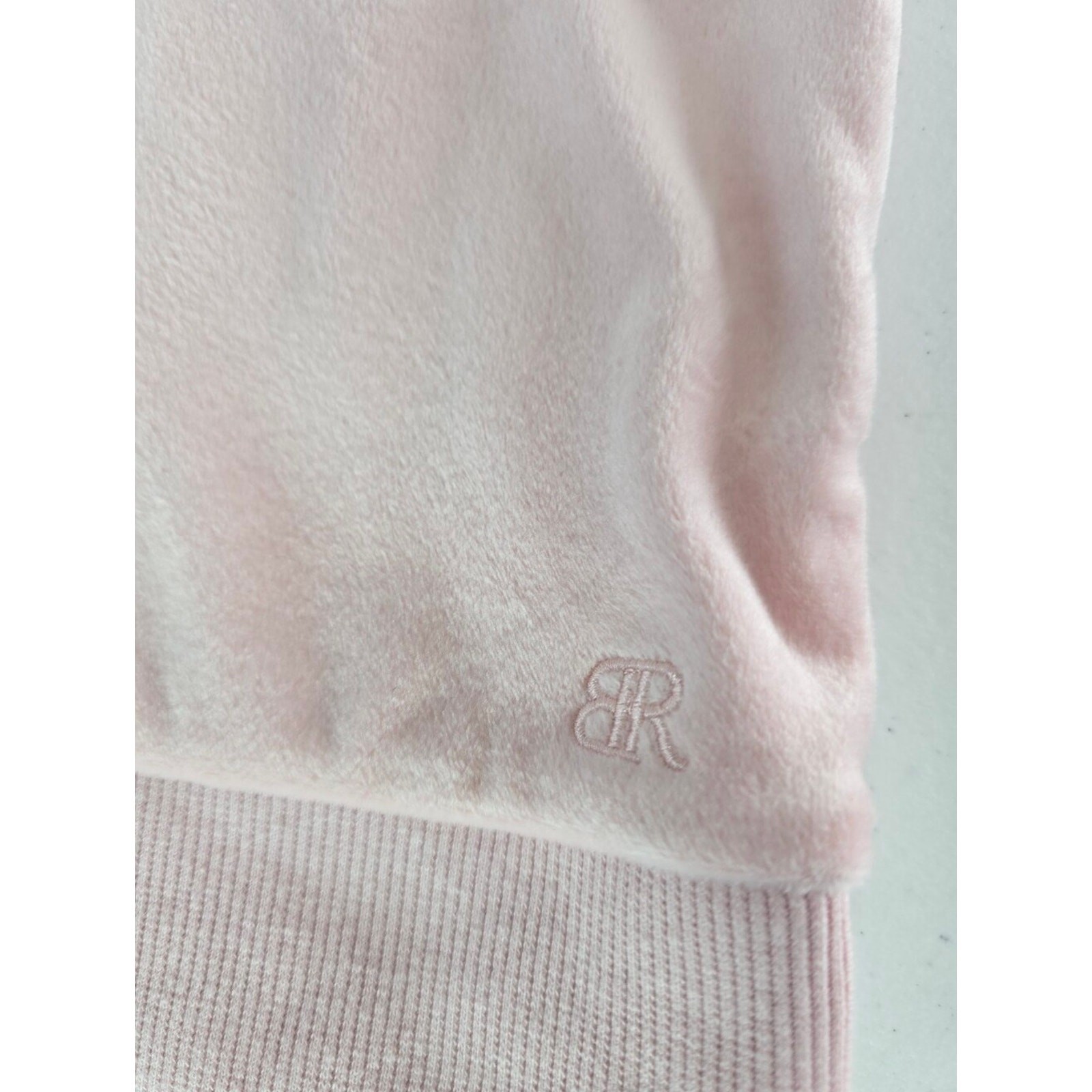 NWT Banana Republic Pink Velour Pullover Sweatshirt XL Soft Lounge