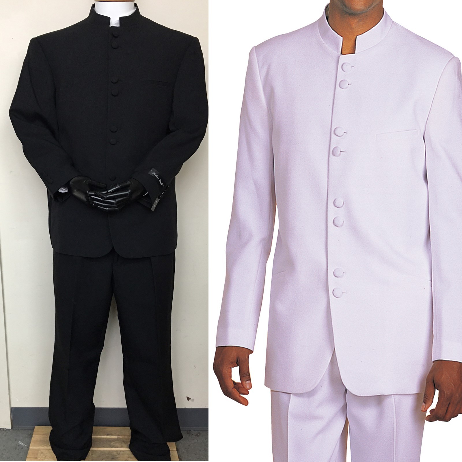Men’s Basic Bend Collar Polyester Solid Colors desigen By Fortino Landi 5905