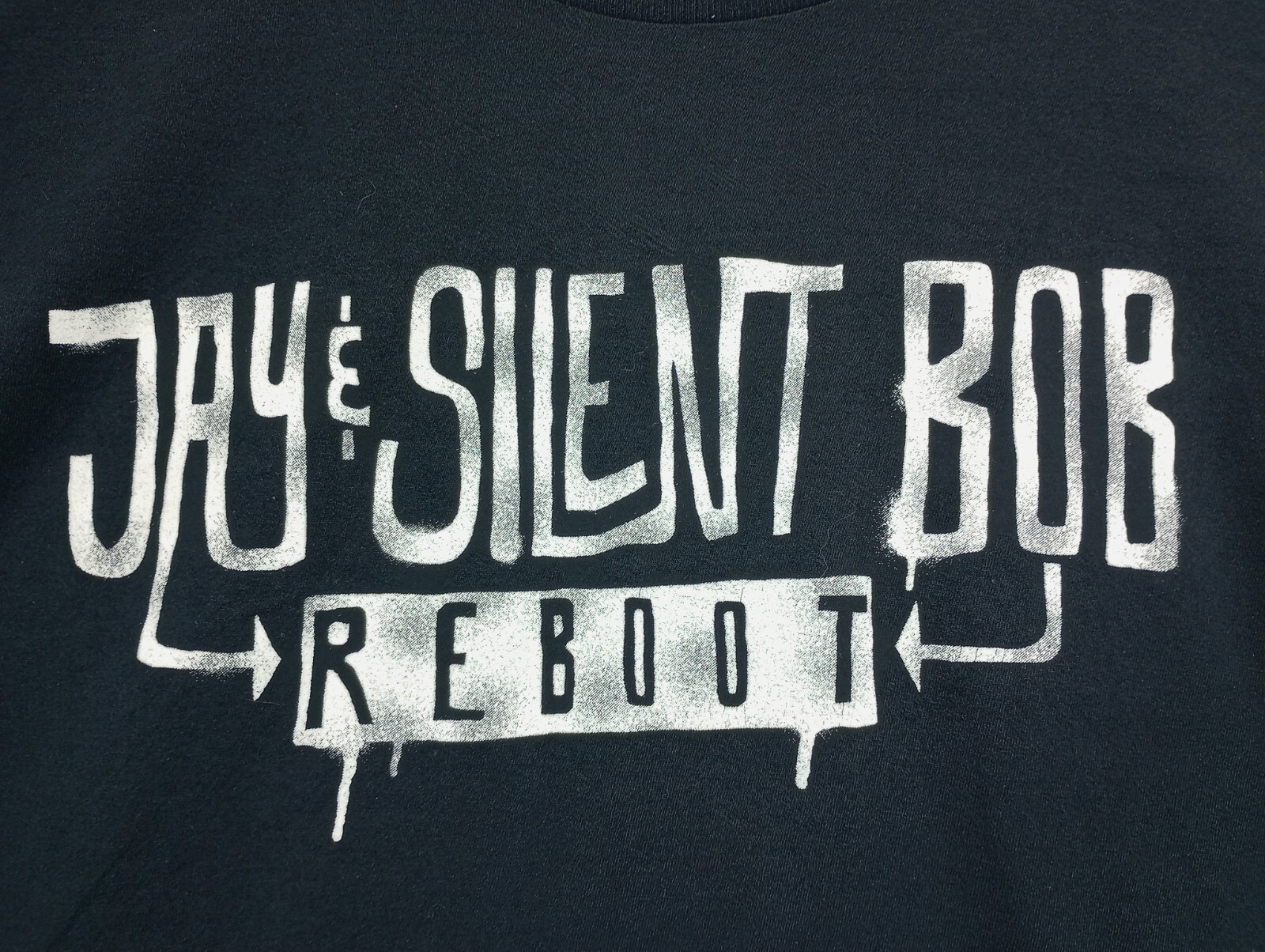 Jay & Silent Bob Reboot Shirt XL Black Short Sleeve Movie Promo Kevin Smith SMOD