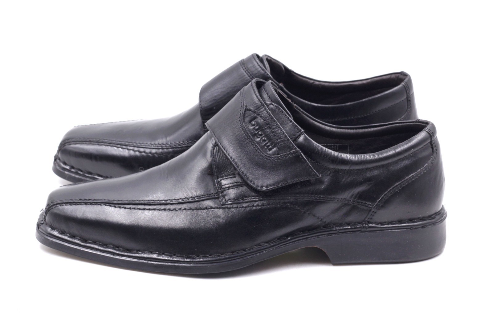 Bugatti men’s loafers EUR 40 black genuine leather New