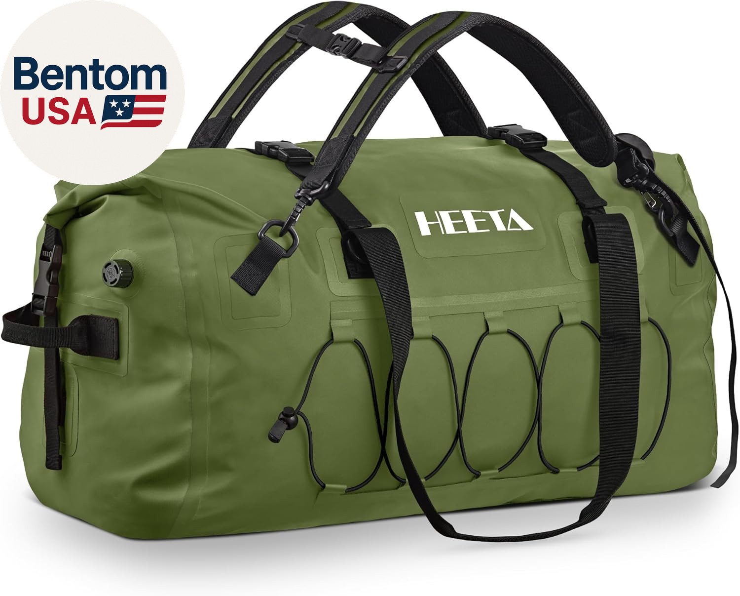Waterproof Duffel Bag Motorcycle Dry Bag Backpack, 60L/80L Extra Large Rolltop T