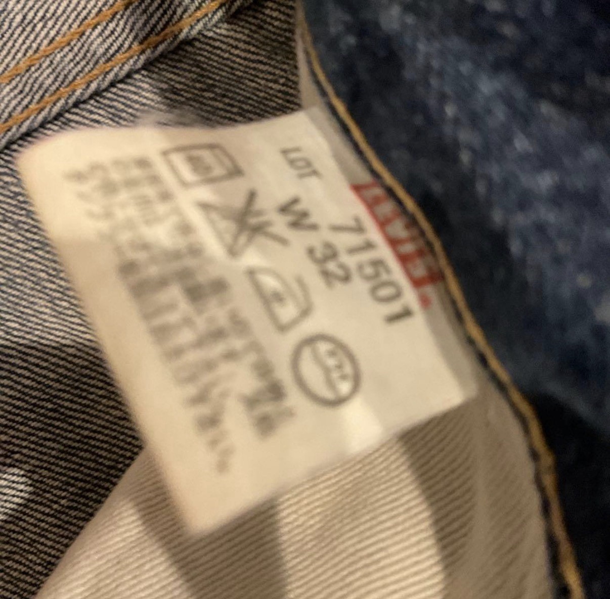 Levi’s 501 Jeans Men’s W32 L34 Big E 1971 Japan Made Denim Vintage