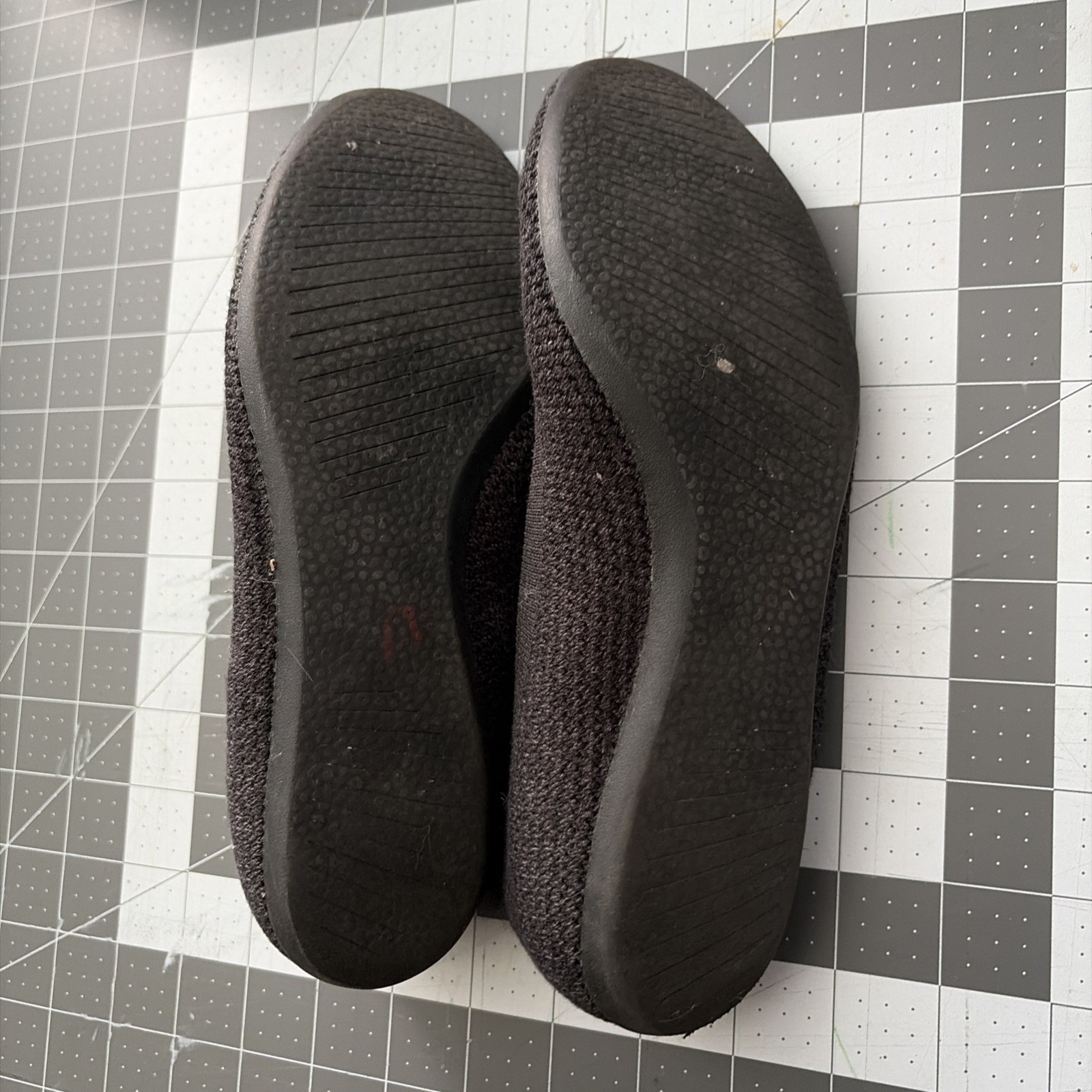 Allbirds Tree Breezers TB Black Slip On Ballet Flats Shoes Womens Size 8.5