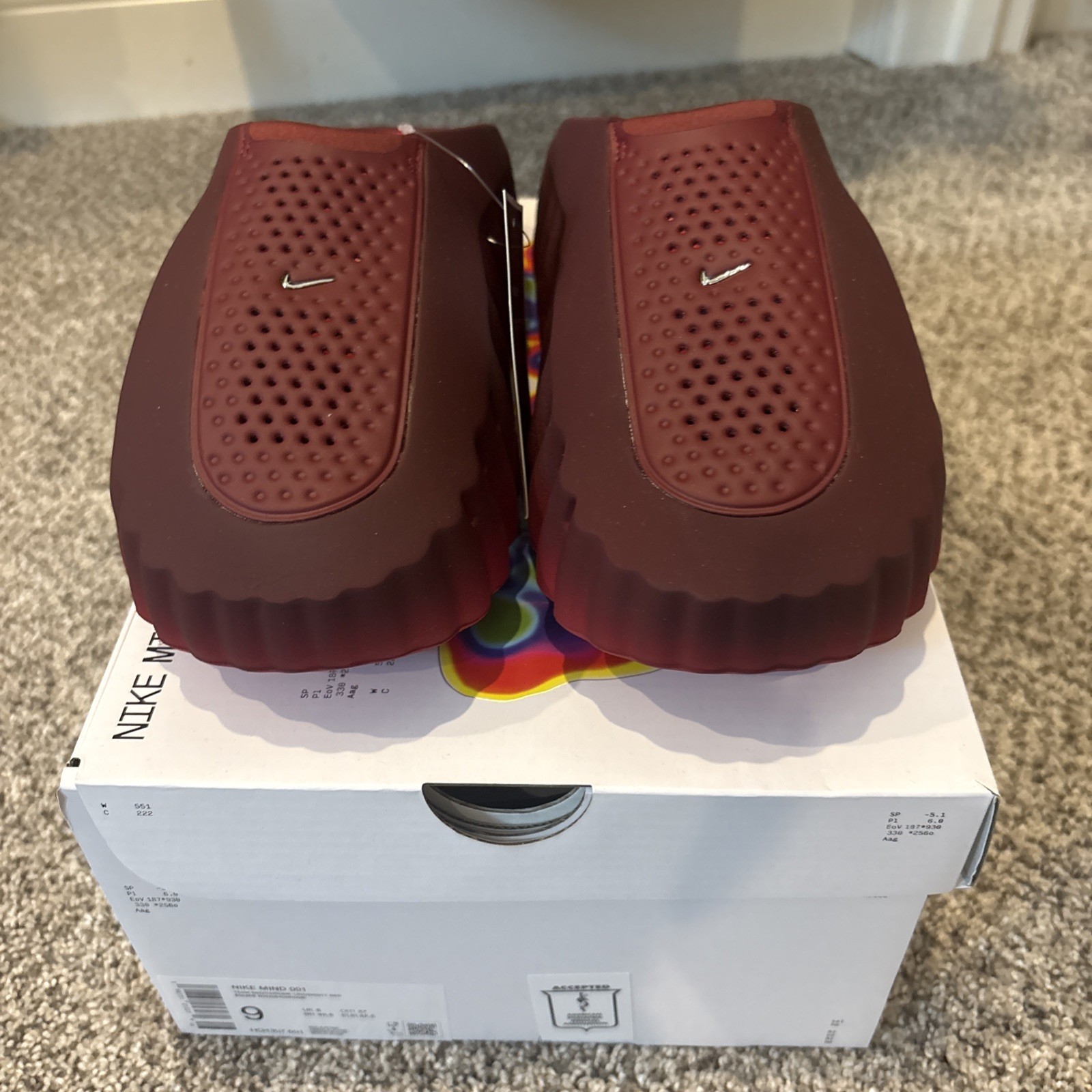 Nike Mind 001 University Red Size 9