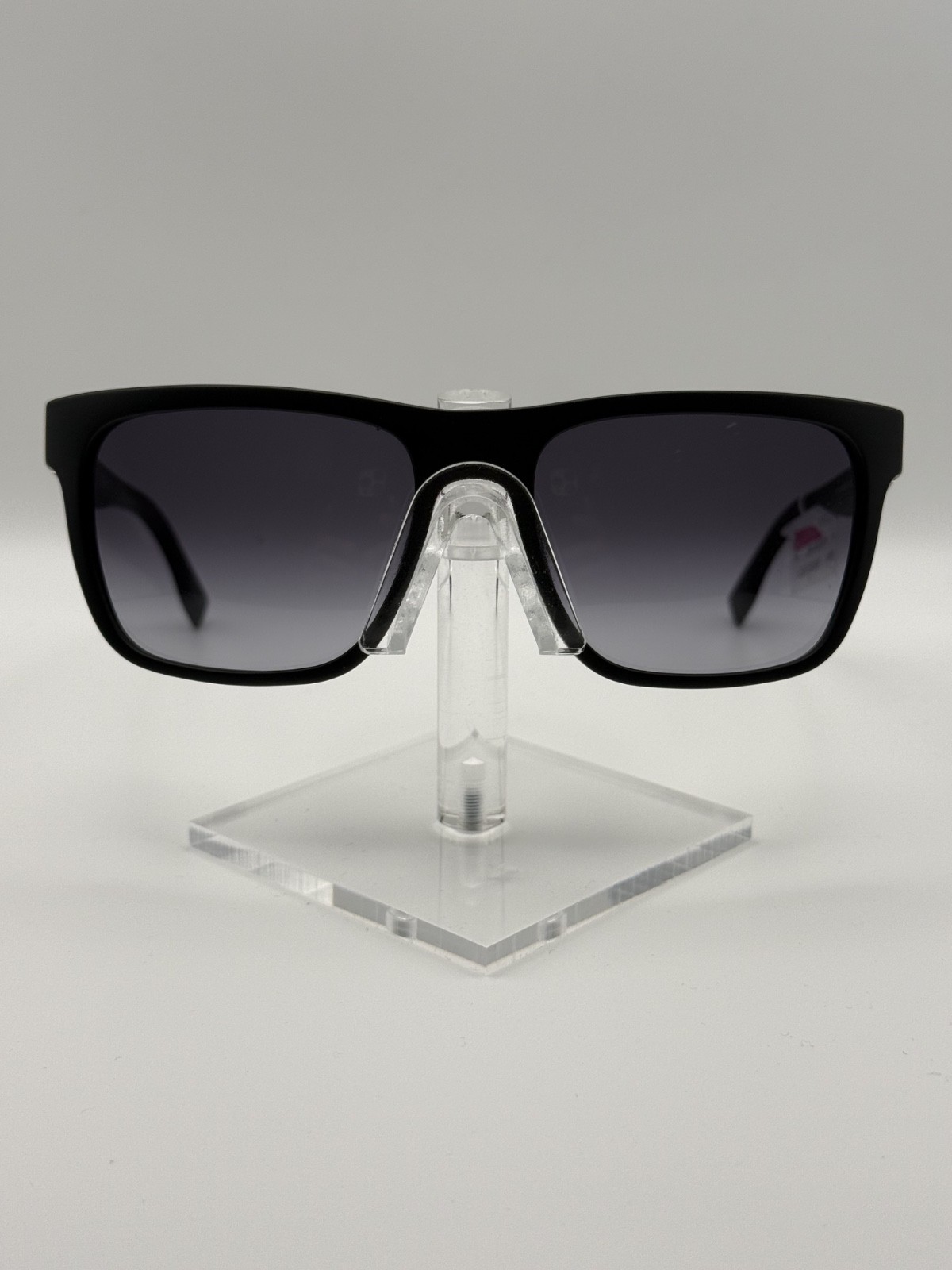 HUGO BOSS Gray Polarized Lens with Matte Black Frame Men’s Sunglasses