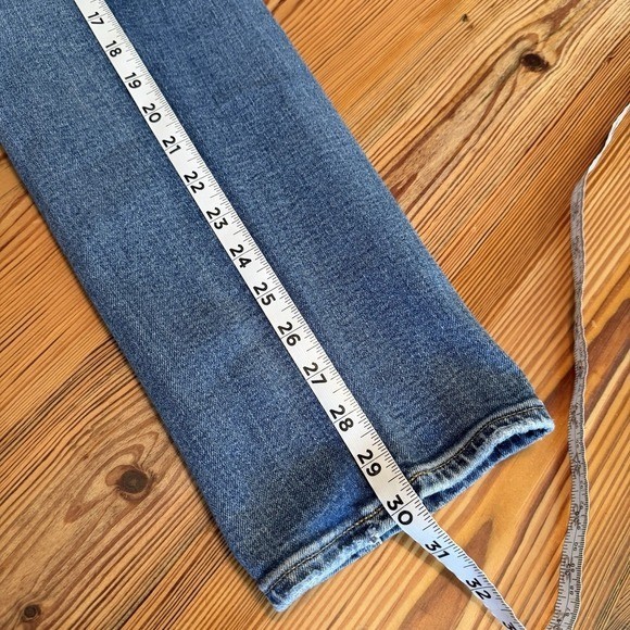Gap Vintage Slim High-Rise Jeans 14 Tall Denim Blue 32×30 Medium Wash Straight