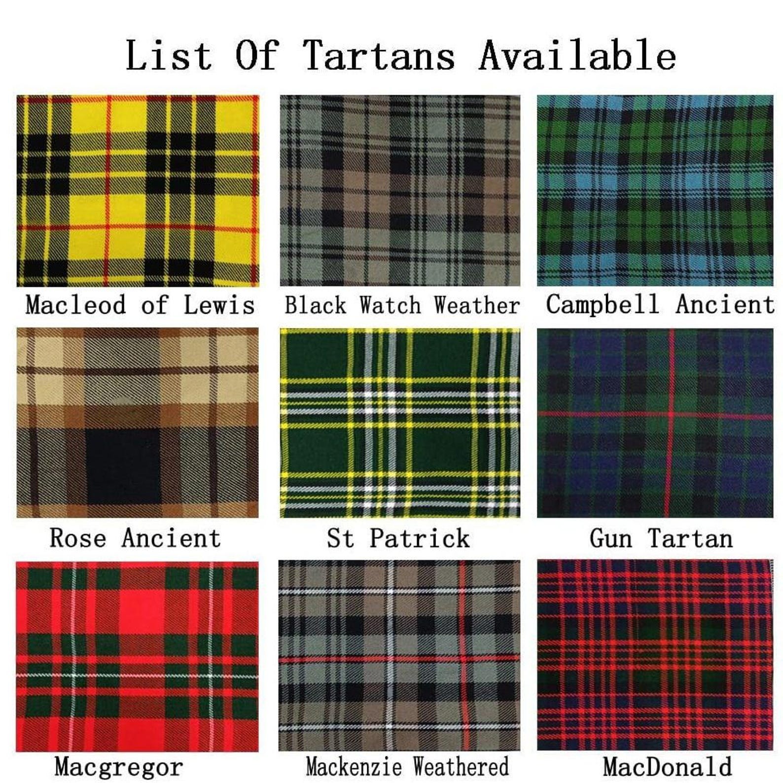 Men’s Scottish Tartan Jacket with 5 Button Vest Available In 40+ Tartan Color