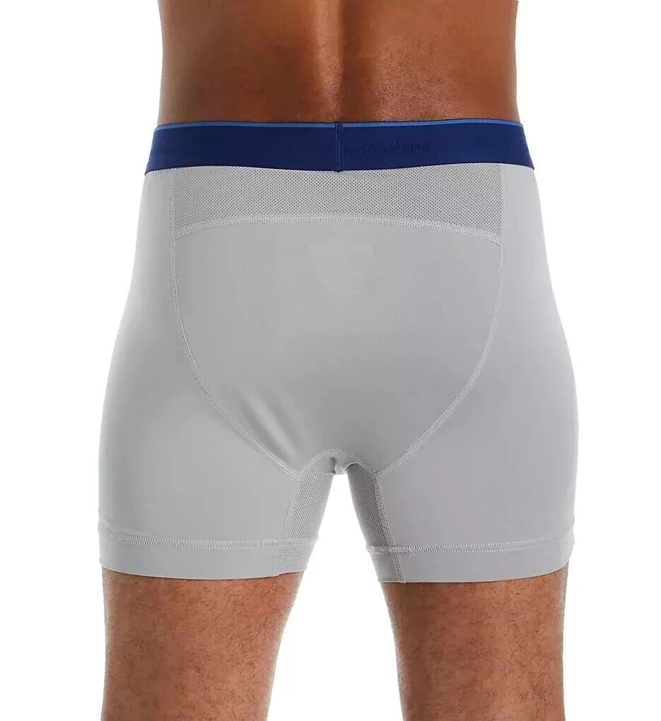 Tommy Bahama L84001 Grey Mesh Tech 4″ Inseam Boxer Briefs Size M