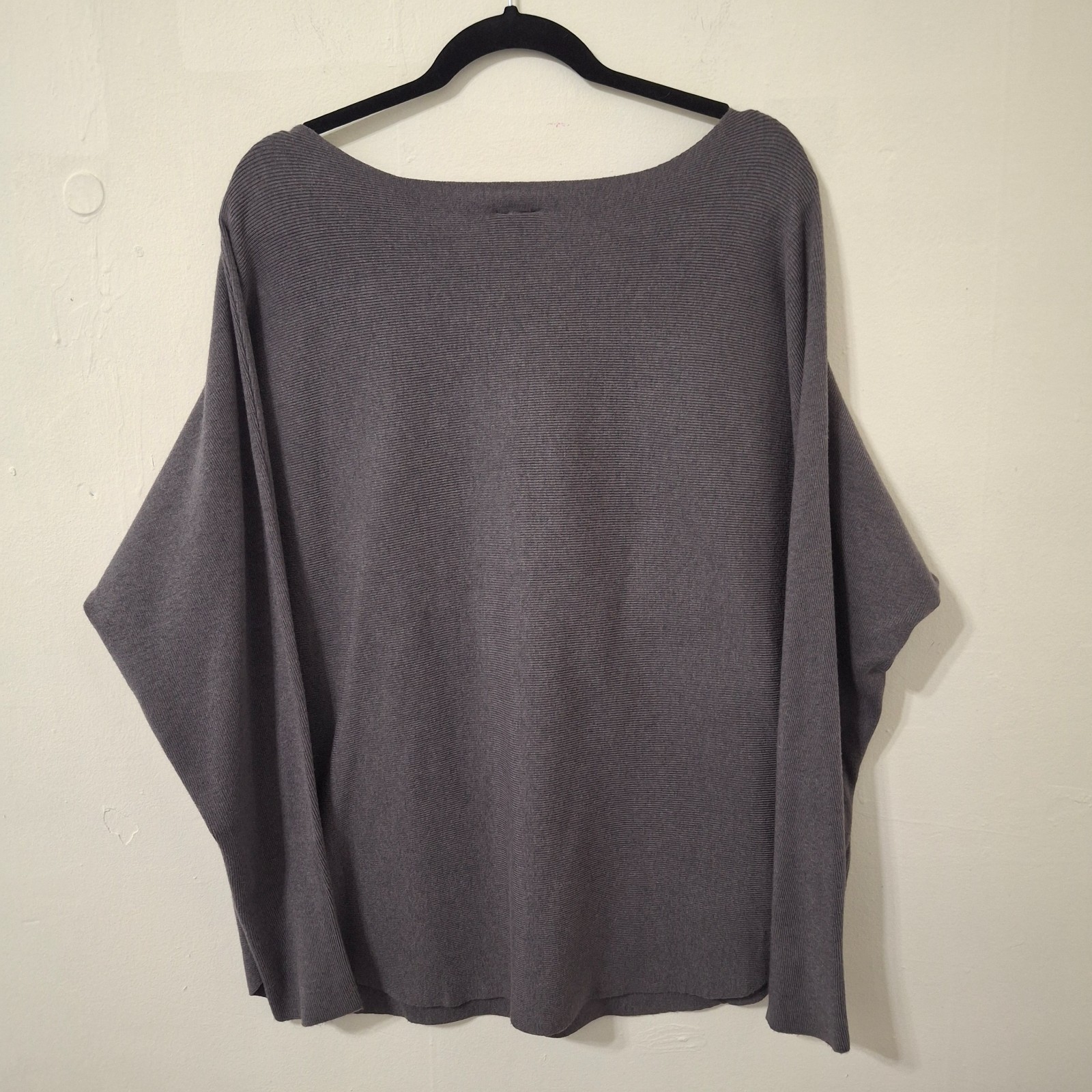 Vila Milano Sunday Funday Rhinestone Football Knit Sweater Gray XL NWT Boutique