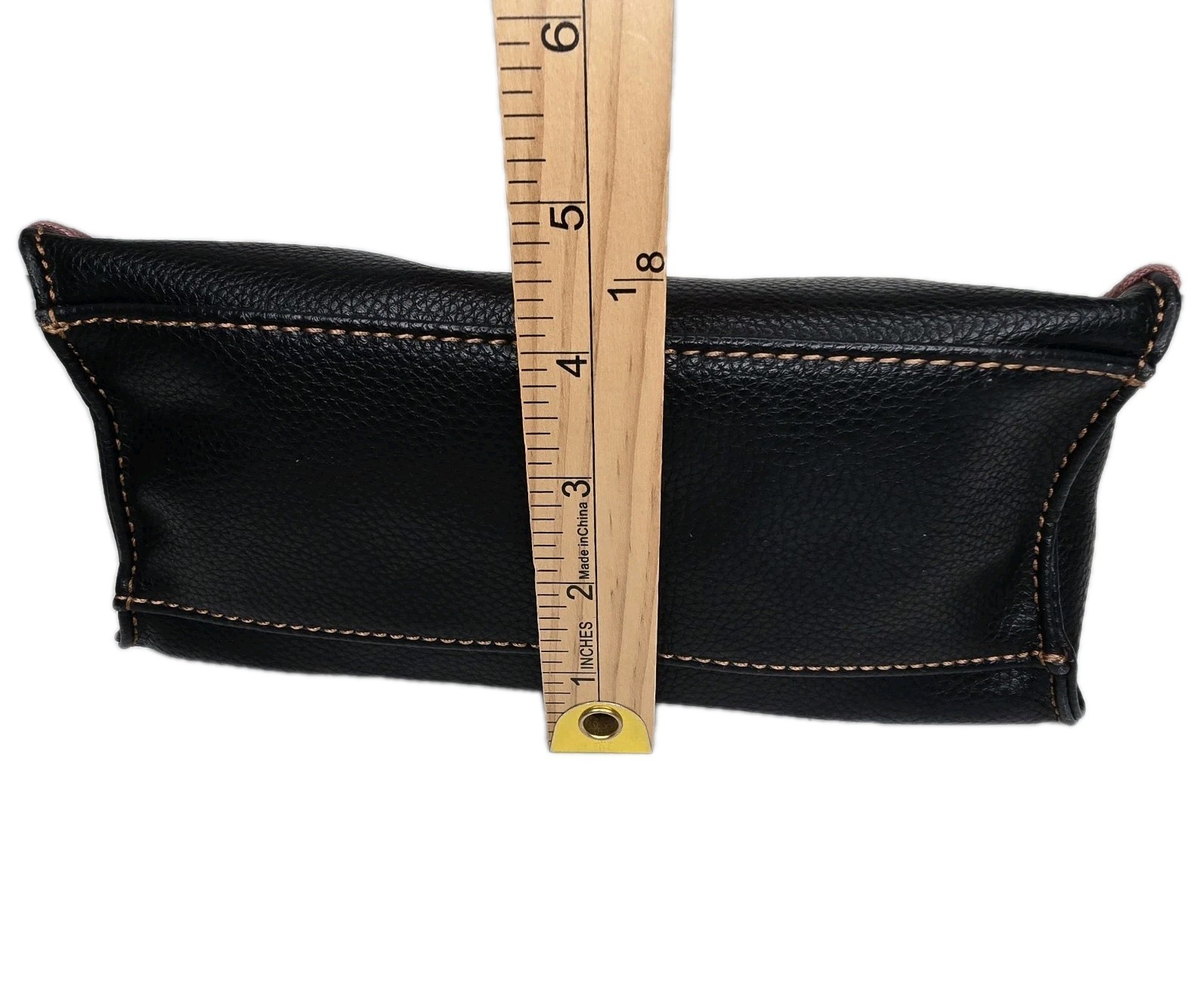 Chala Handbags Charming Crossbody Bag Flap Top Zipper Black + Cross Purse Charm